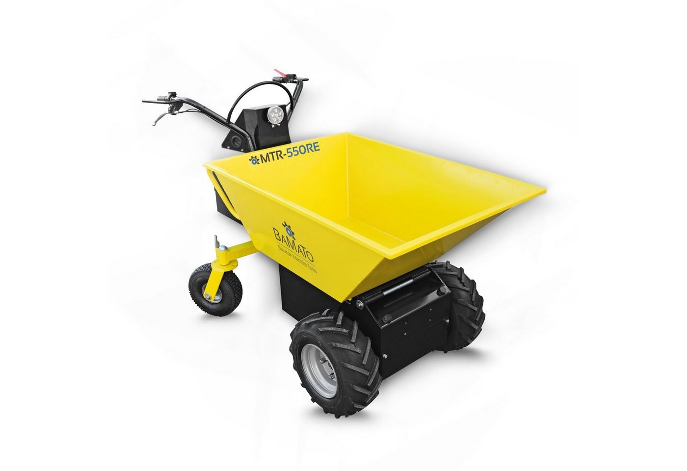 BAMATO Motorschubkarre MTR-550RE, 350 l, 1-tlg., Elektrodumper, Akku Schubkarre, Raddumper