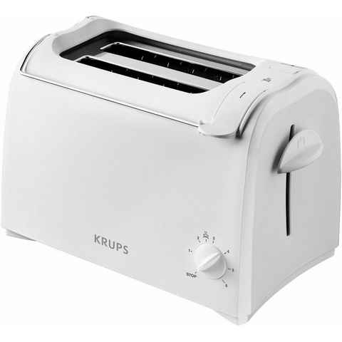 Krups Toaster Pro Aroma KH1511, 2 lange Schlitze, für 2 Scheiben, 700 W