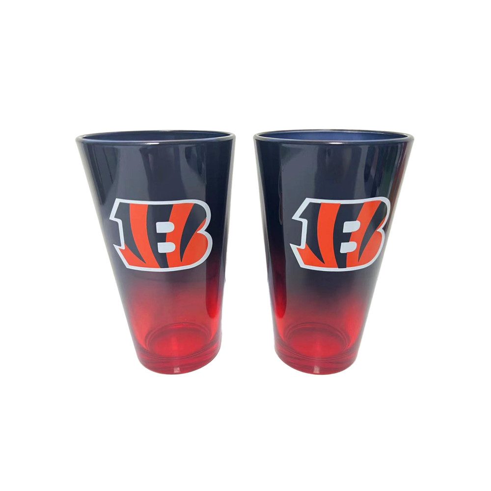 Cincinnati Bengals Cincinnati Bengals Pint Glass 2er-Set, Glas
