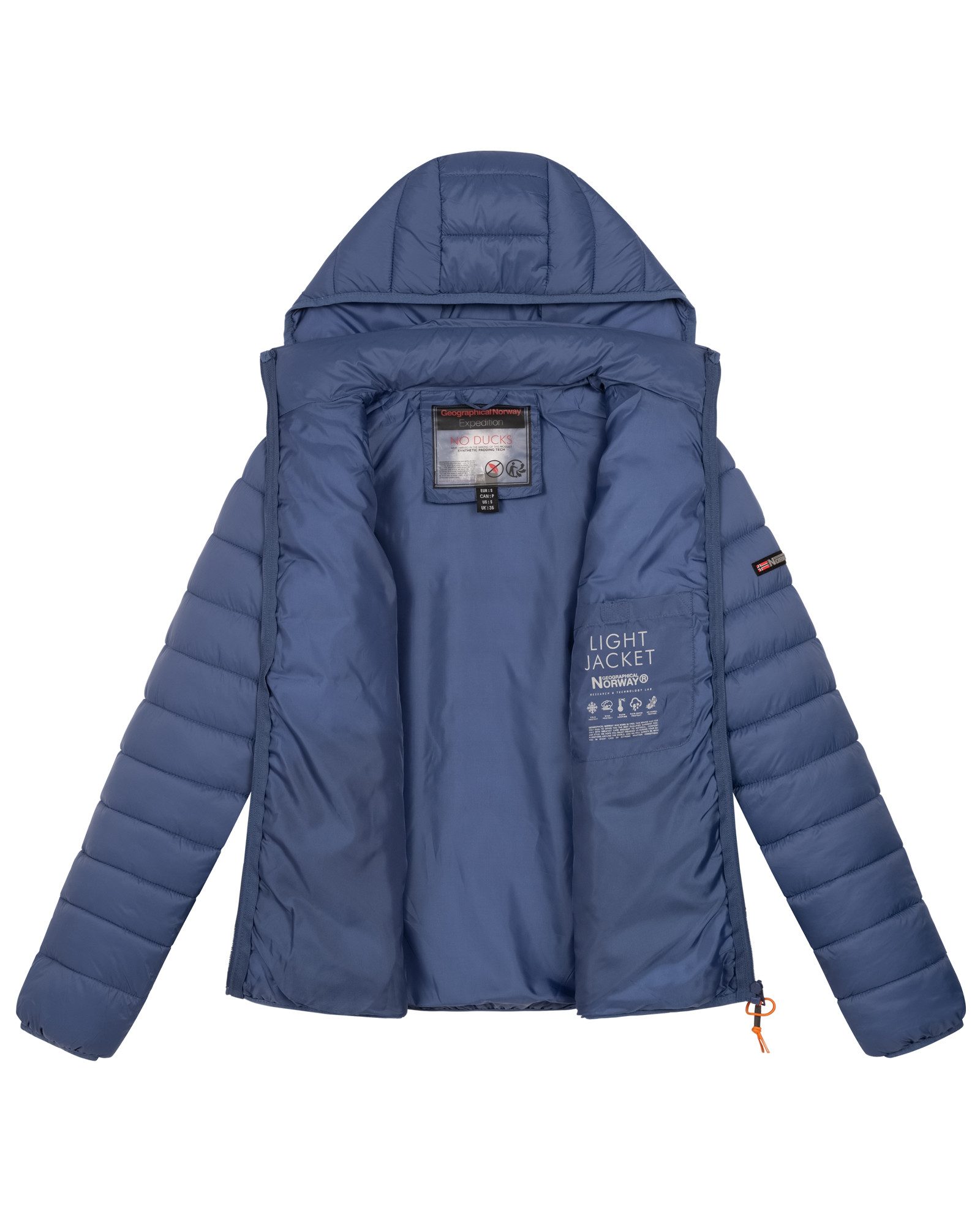 Geographical Norway Steppjacke Herren Übergangsjacke Herbst Frühlings Jacke Steppjacke Outdoor Leicht