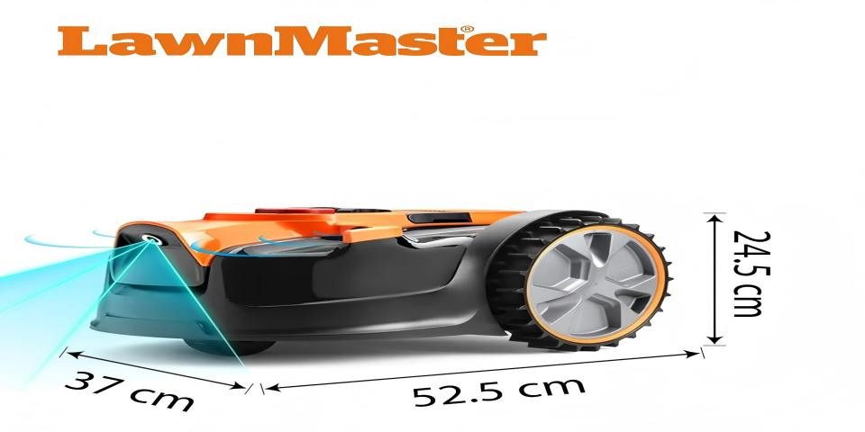 Lawnmaster Rasenmähroboter VBRM16 OcuMow® kabellos, bis 150 m² Rasenfläche, günstig online kaufen