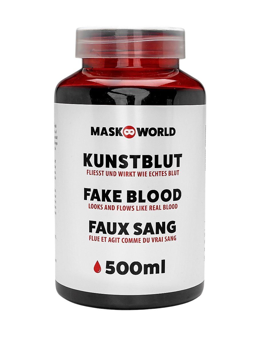 Theaterschminke Kunstblut 500 ml Filmblut - Halloween Kostüm Deko
