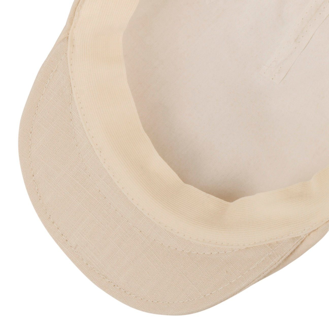 (1-St) mit Italy Cap in Schirmmütze hellbeige Lierys Made Schirm, Flat