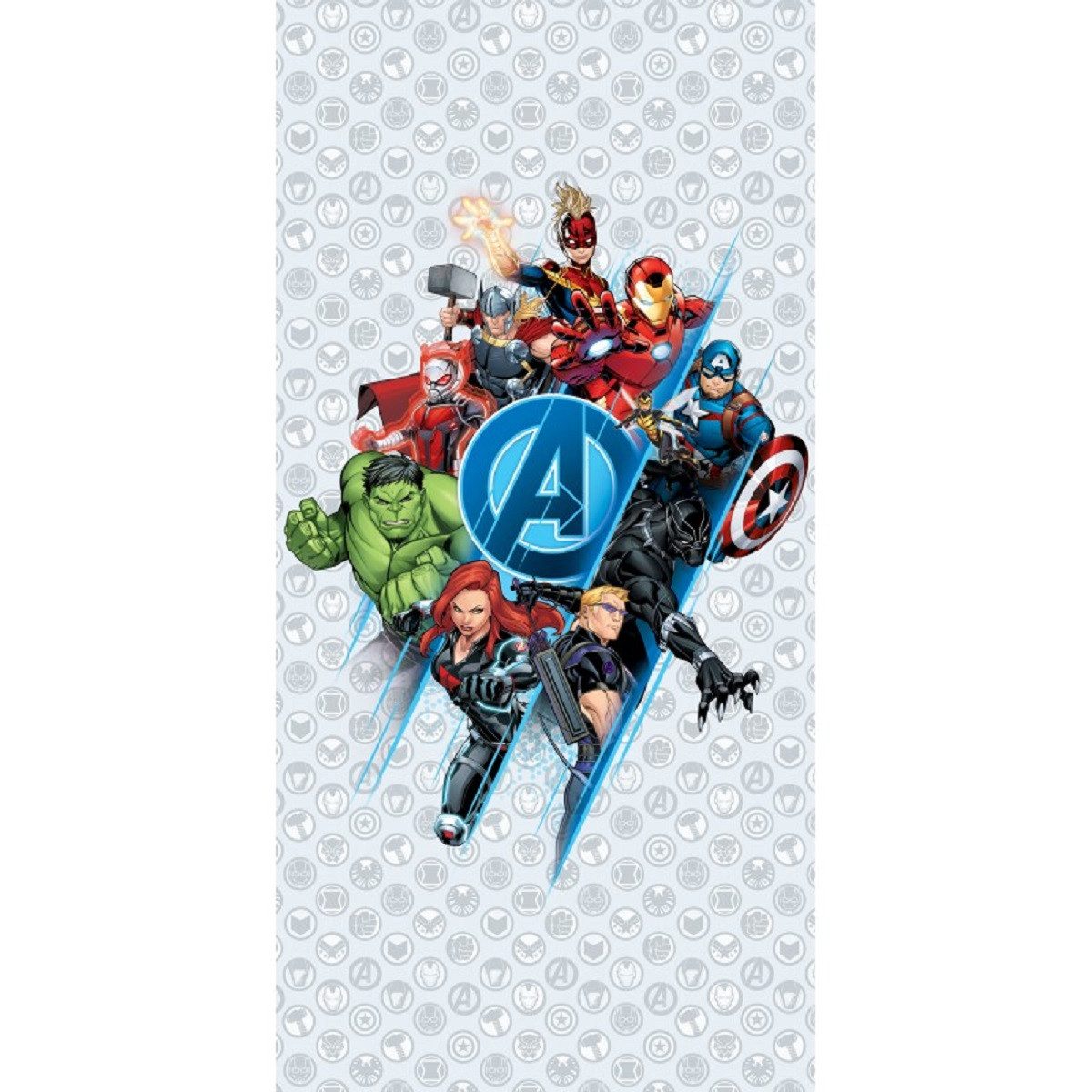 The AVENGERS Strandtuch Handtuch 70x140 cm Baumwolle weich Badetuch saugfähig Duschtuch, (Packung)