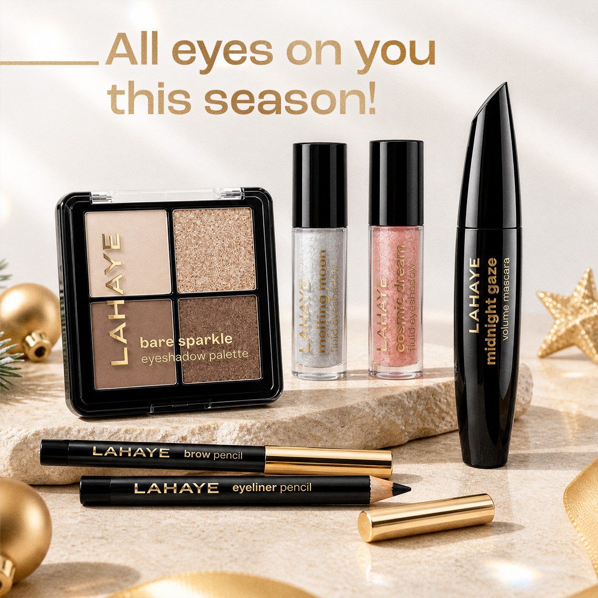 LAHAYE Adventskalender Beauty 2026 "beautifully you" Weiß (Set), 24 Beauty & Make-up Überraschungen – Bild 4 von 5