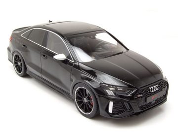 MCG Modellauto Audi RS3 Limousine 2022 schwarz Modellauto 1:18 MCG, Maßstab 1:18