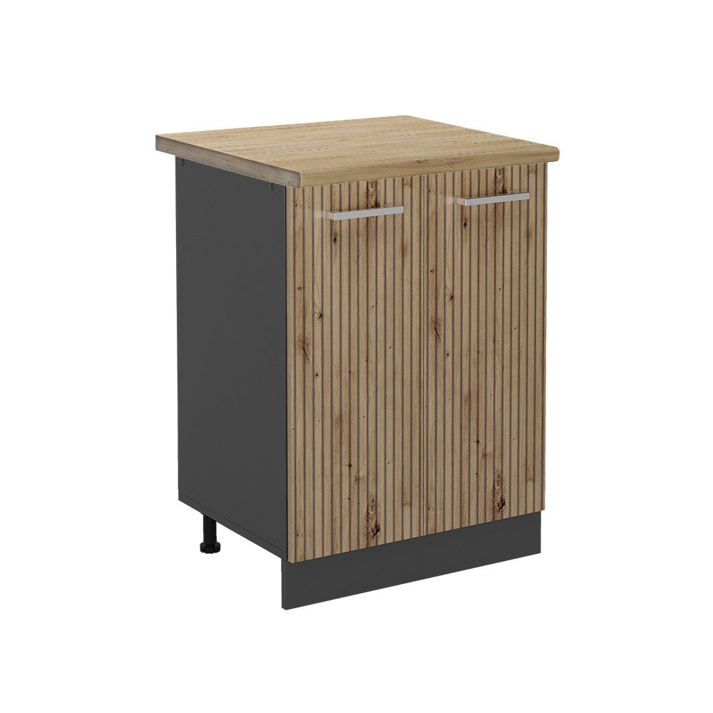 Vicco Unterschrank R-Line, Artisan-Eiche/Anthrazit, 60 cm, günstig online kaufen