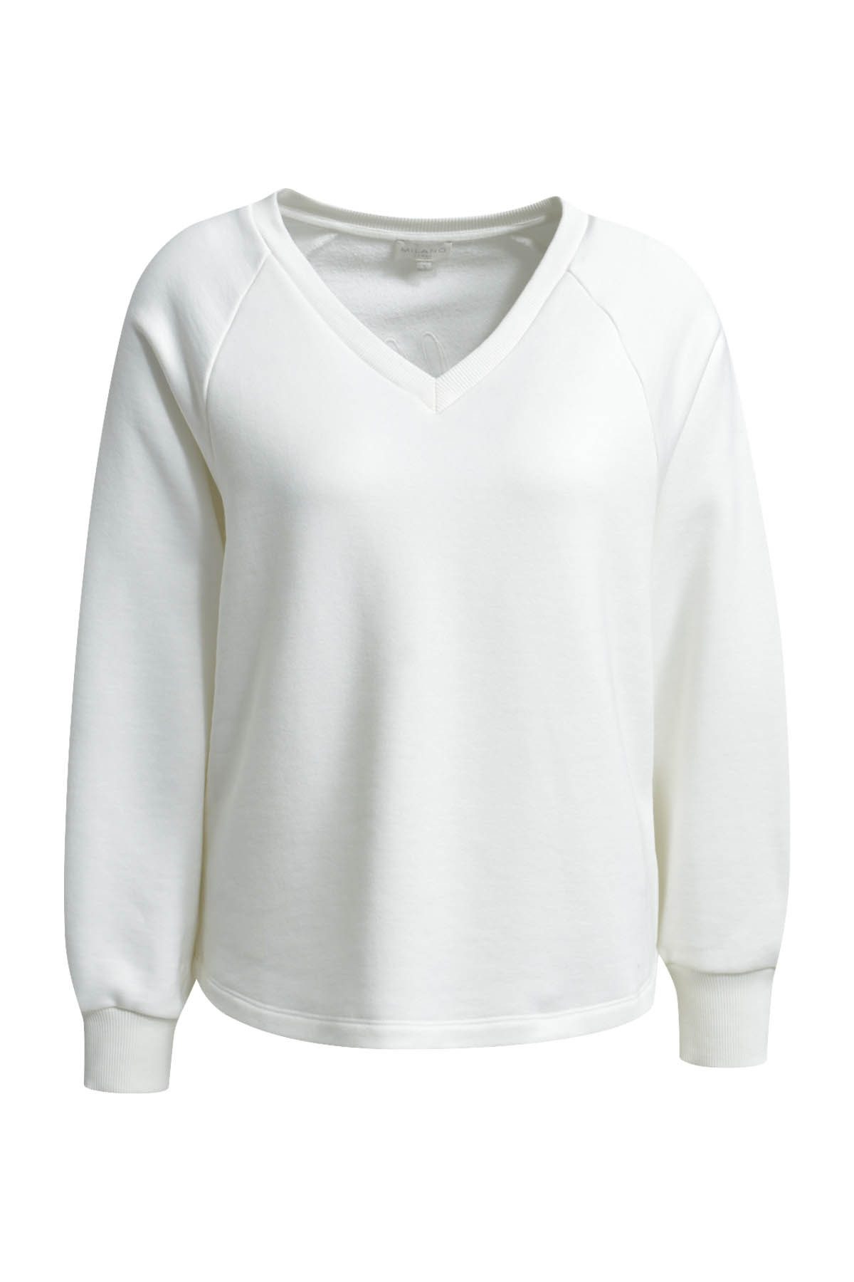 Milano Italy Sweatjacke raglan V-neck sweatshirt günstig online kaufen