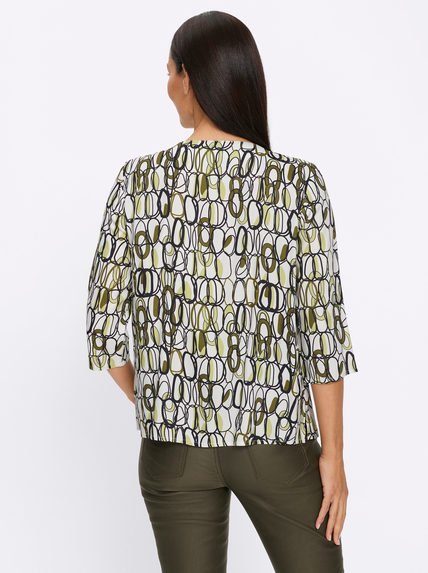 heine Klassische Bluse Druckbluse 3/4-Arm – Bild 2 von 5