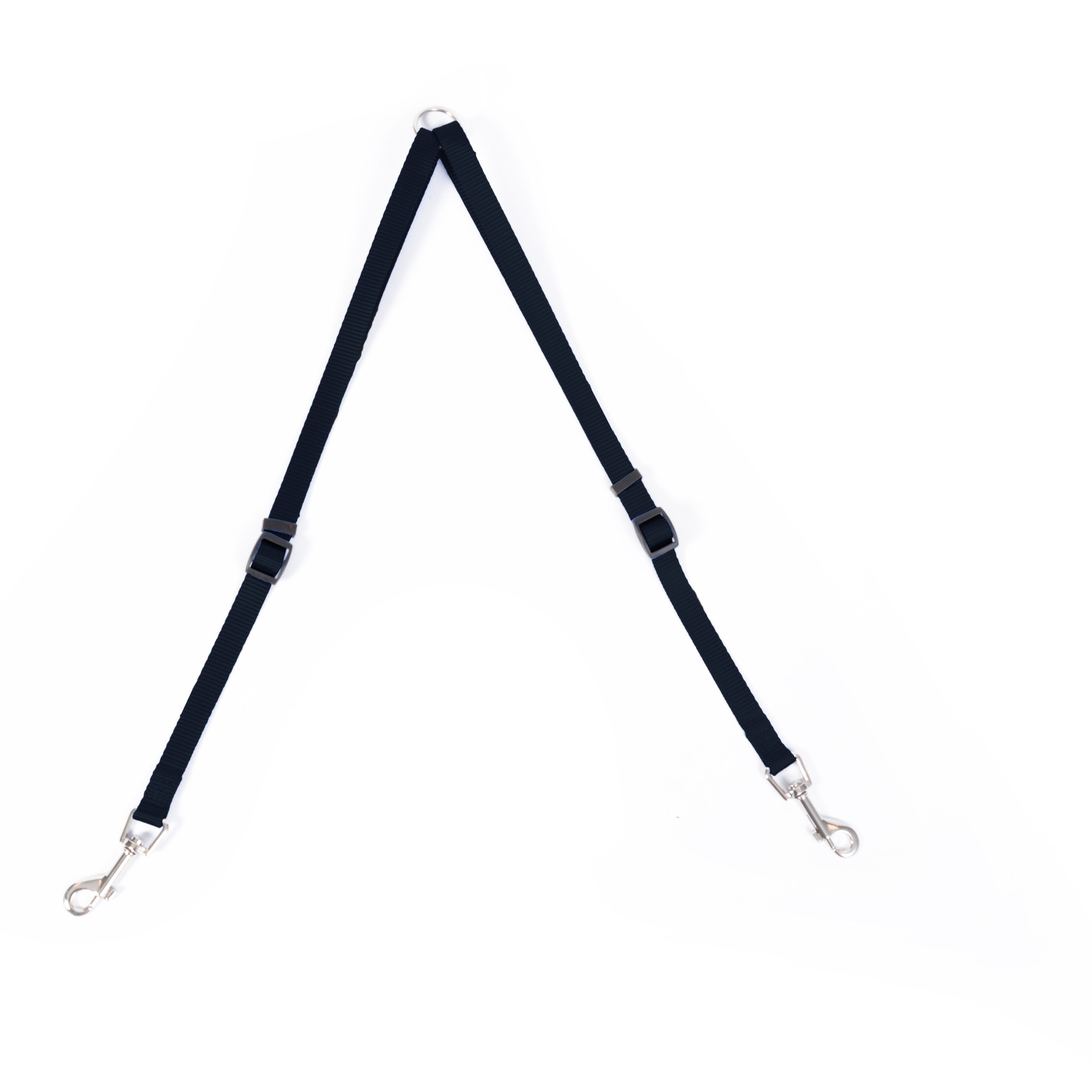 DUVO+ Hundeleine Duvoplus Nylon-Kupplungsstück für Hundeleine Farbe: Schwarz