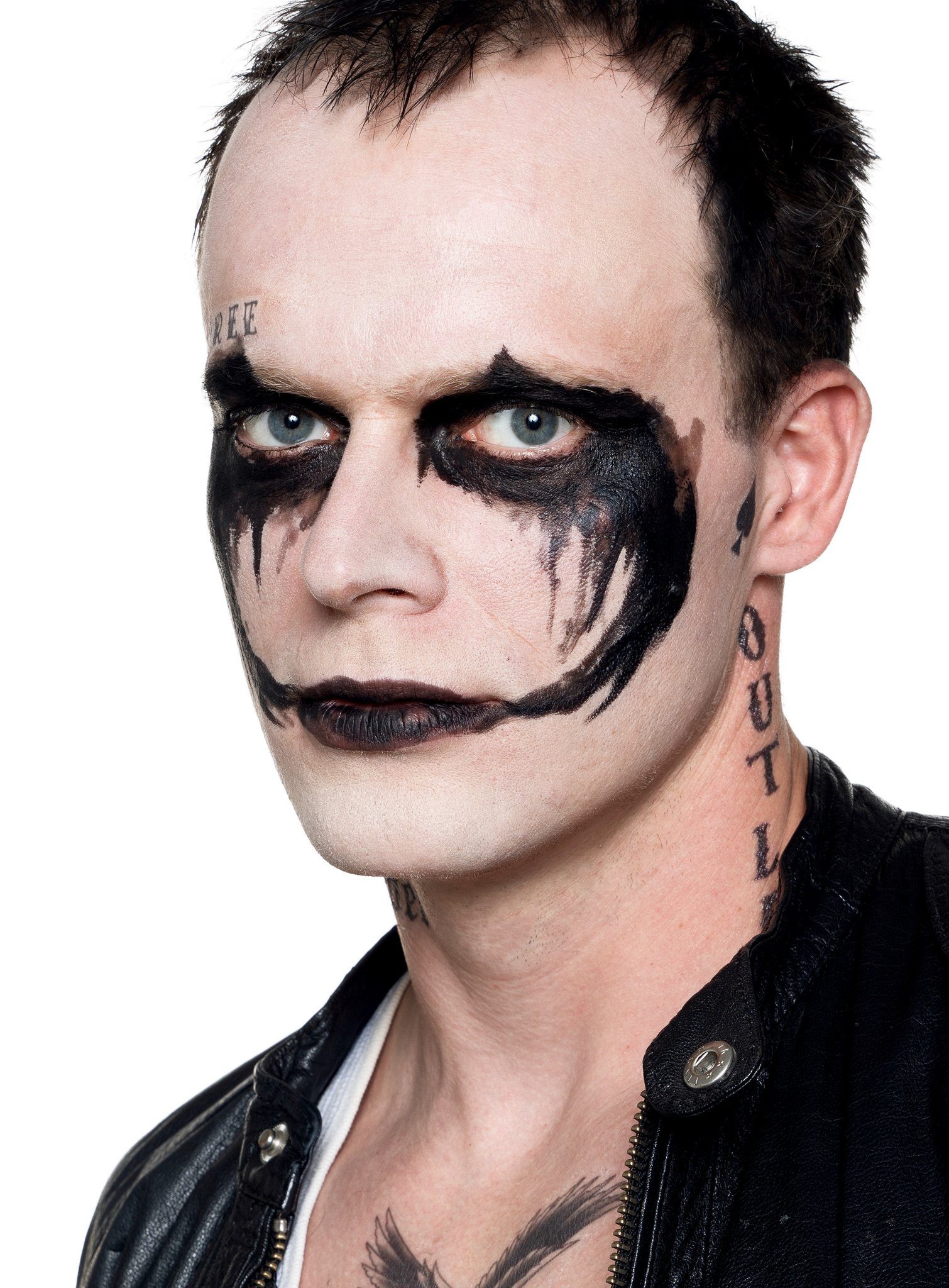 Maskworld Theaterschminke Make up Schminke Schwarz - für Fasching Karneval, Hochwertige Schminke für Halloween, Theater, LARP & Fasching