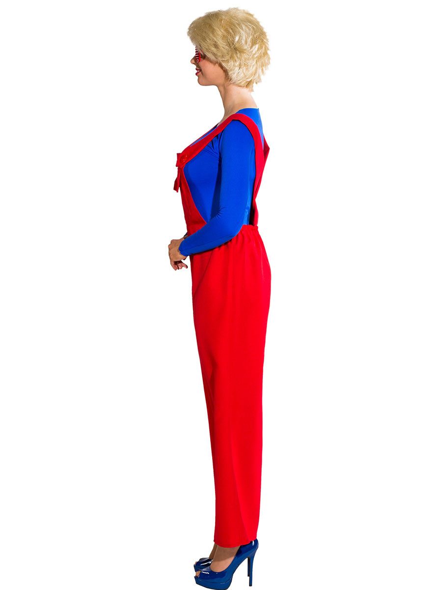Orlob Kostüm Damen Latzhose rot