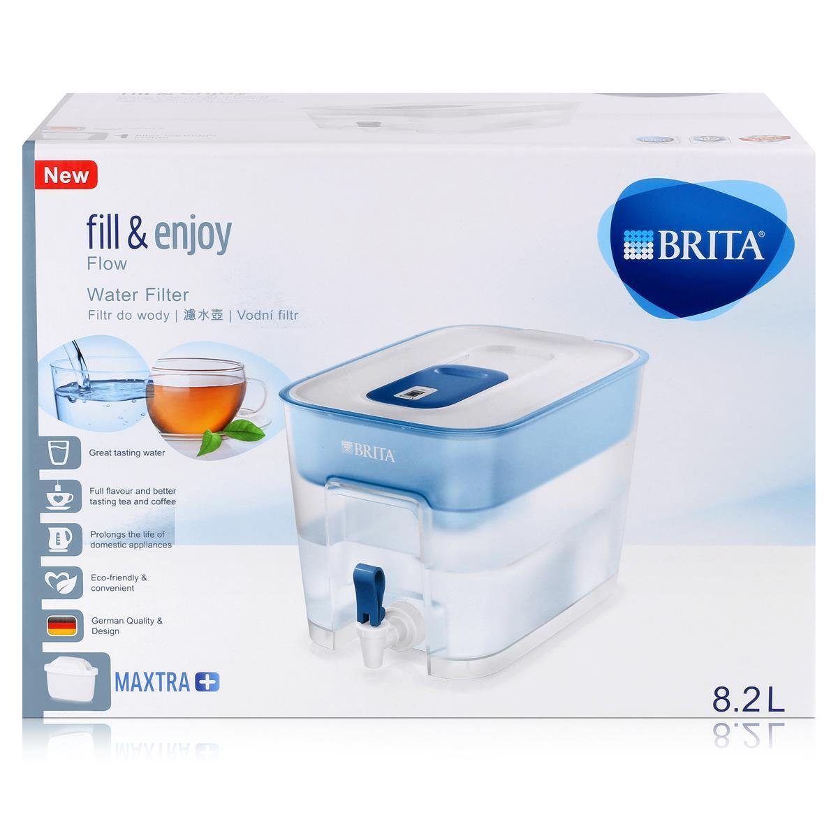 BRITA Wasserfilter Flow, XXLWasserfilter, inkl. 1 MAXTRA+