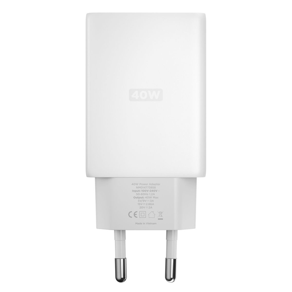 Nomad 40W USB-C GaN Slim Wall Charger Universal-Ladegerät