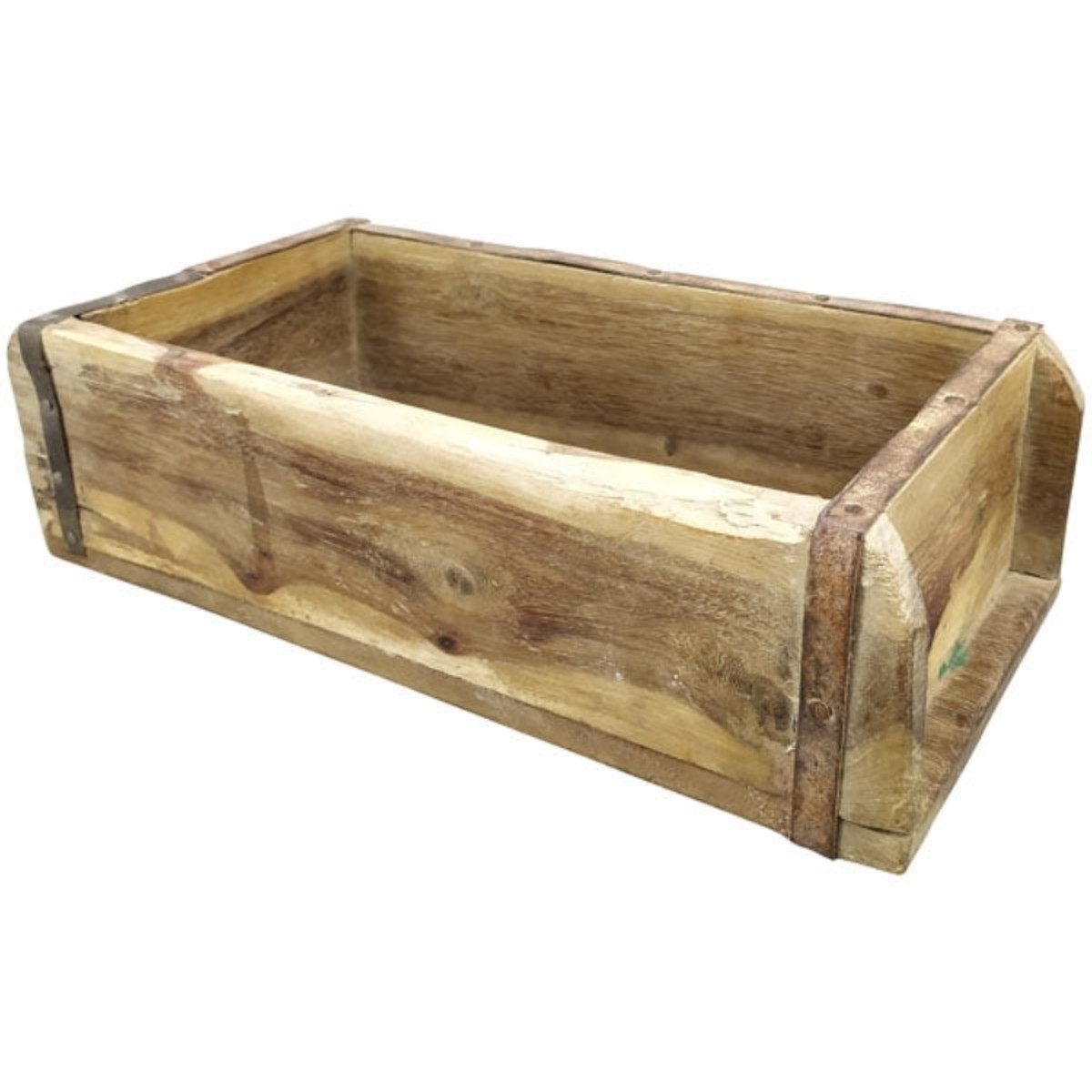 finehomegarden Holzkiste Pflanzkasten Ziegelform 32x14cm H9cm Aufbewahrung günstig online kaufen