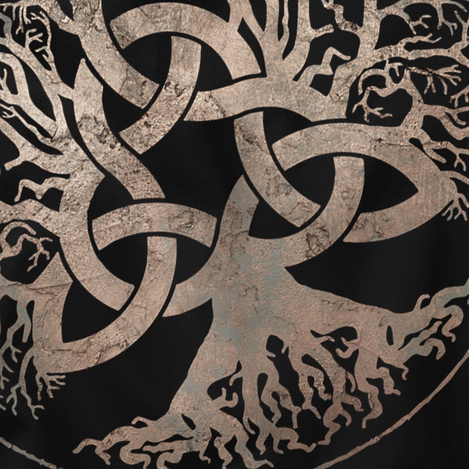 Neverless Print-Shirt Herren T-Shirt Yggdrasil Weltenbaum nordische Mythologie Asgard mit Print