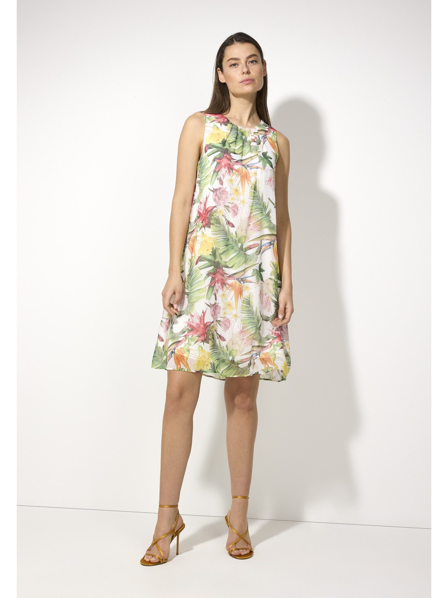A-Linien-Kleid Chiffonkleid
