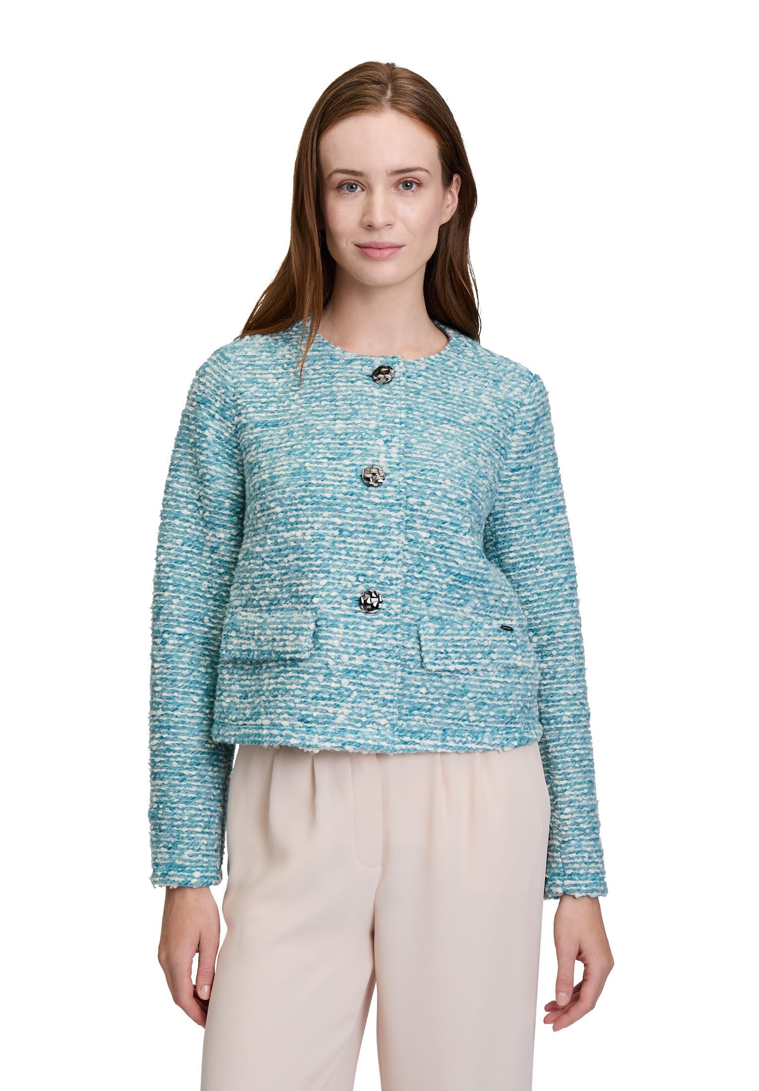 Jackenblazer Betty & Co Kuscheljacke mit Knöpfen