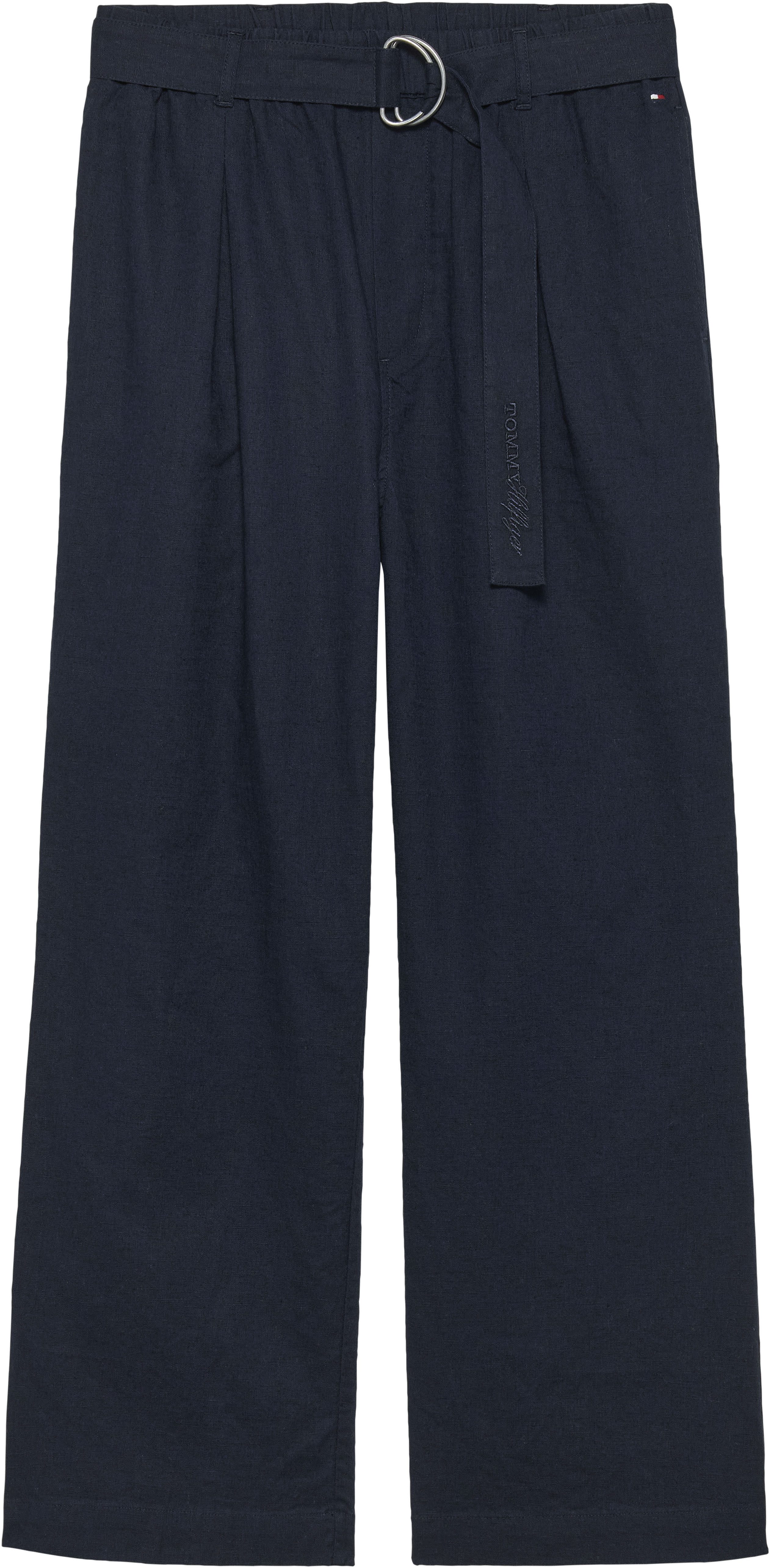 Bundfaltenhose PLEATED LINEN PANT BELT