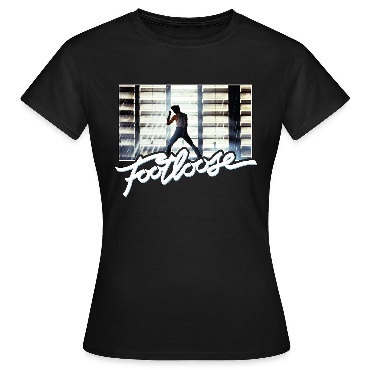 T-Shirt Footloose Kultige Lagerhaus-Tanzszene Zu Never Frauen T-Shirt