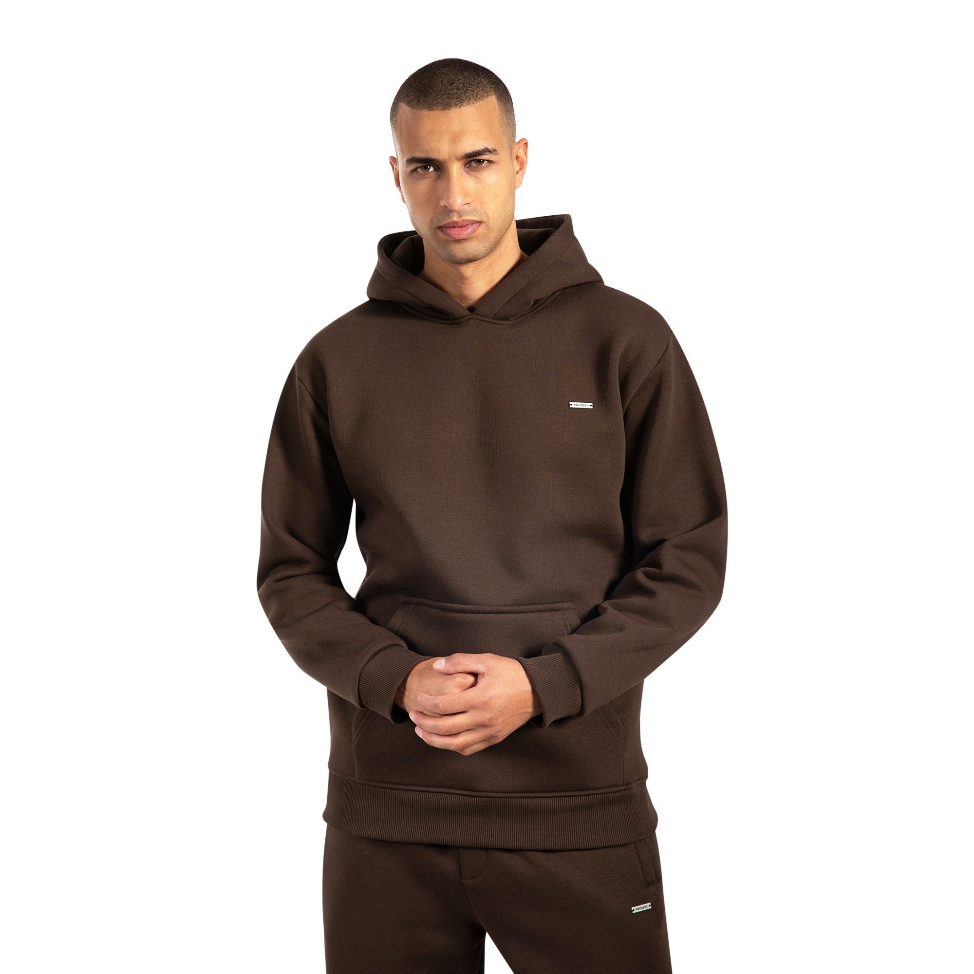 Smilodox Hoodie Ilyas, Regular Fit Kapuzen Pullover, weicher Stoff, Metalla günstig online kaufen