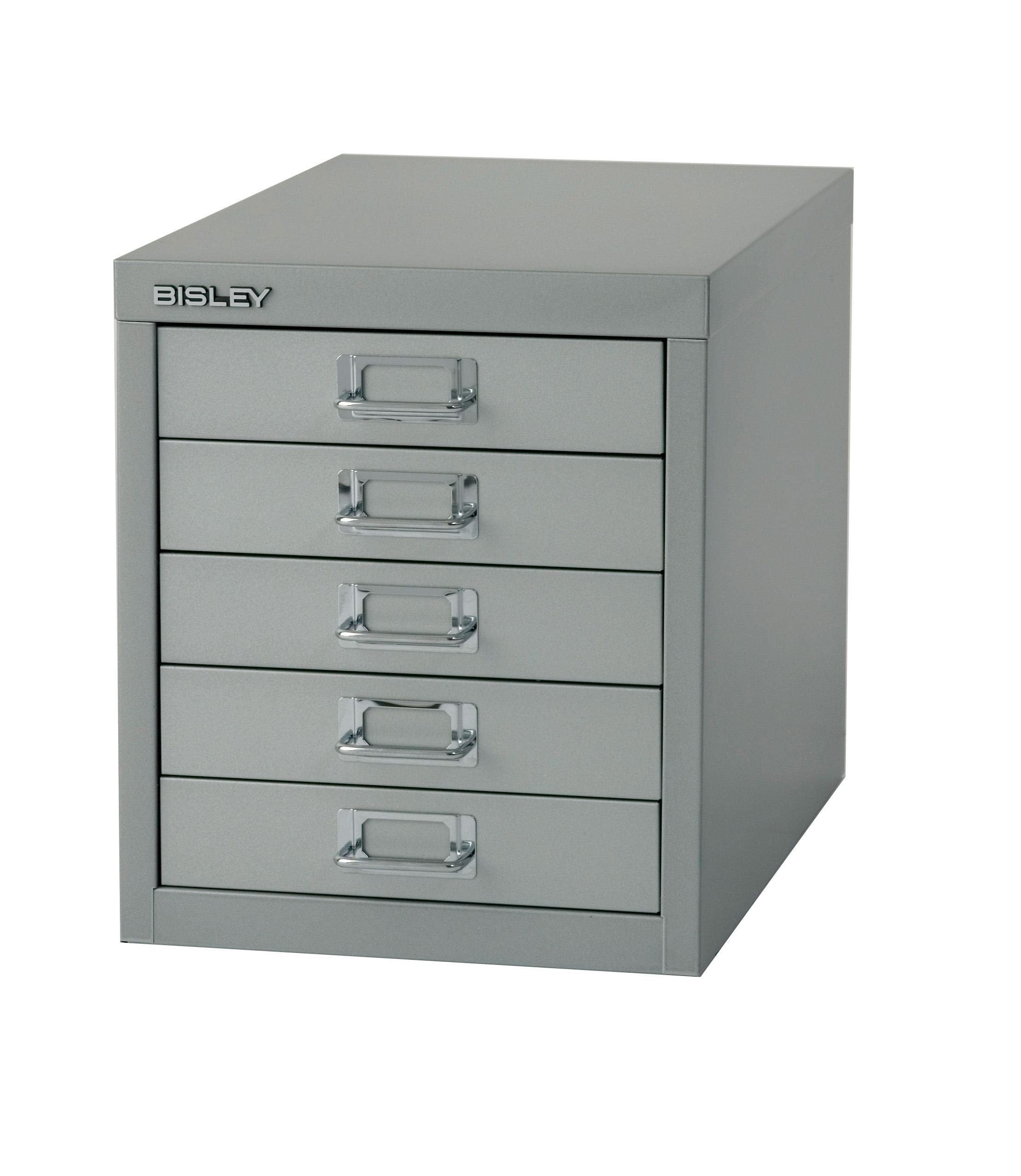 silber | Bisley Aktenschrank silber