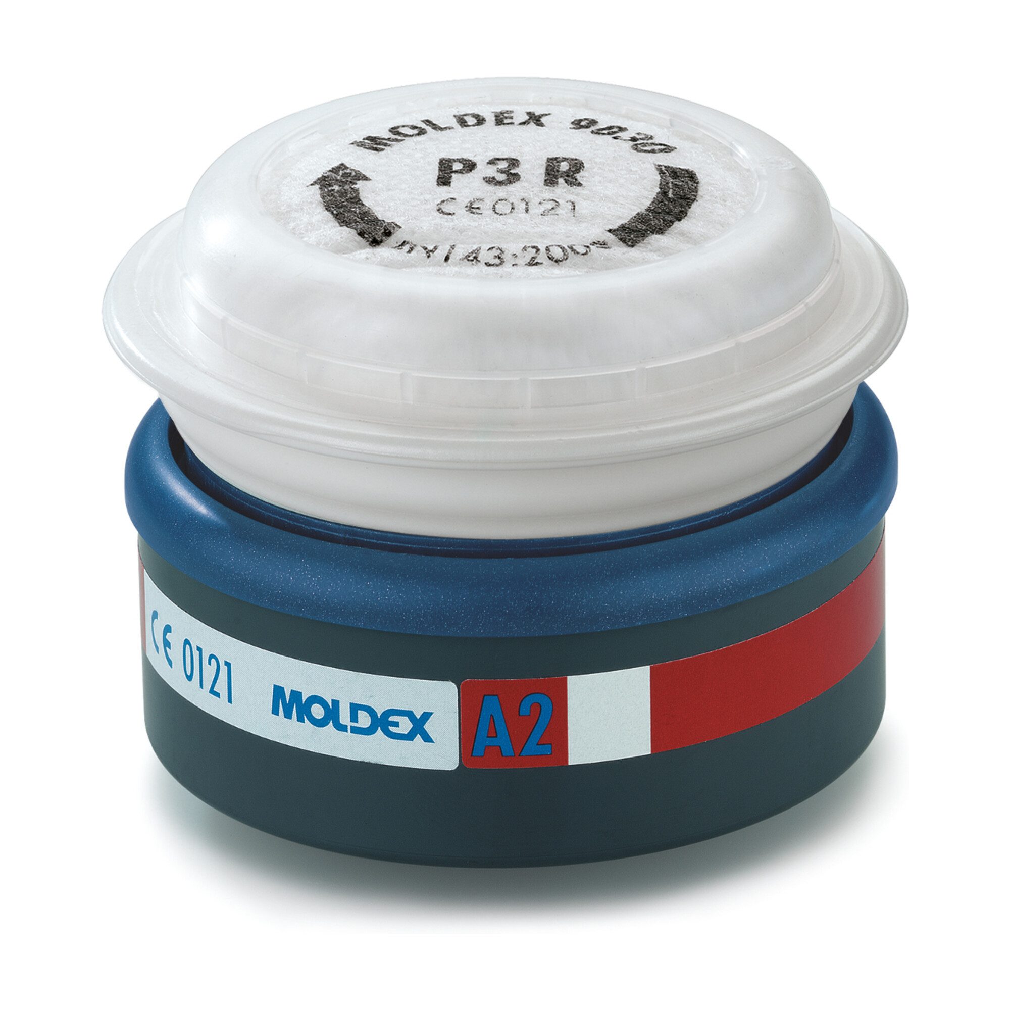 Moldex Filtereinsatz Moldex Kombifilter A2 P3 R, für Serie 7000 + 9000, EasyLock® organisch