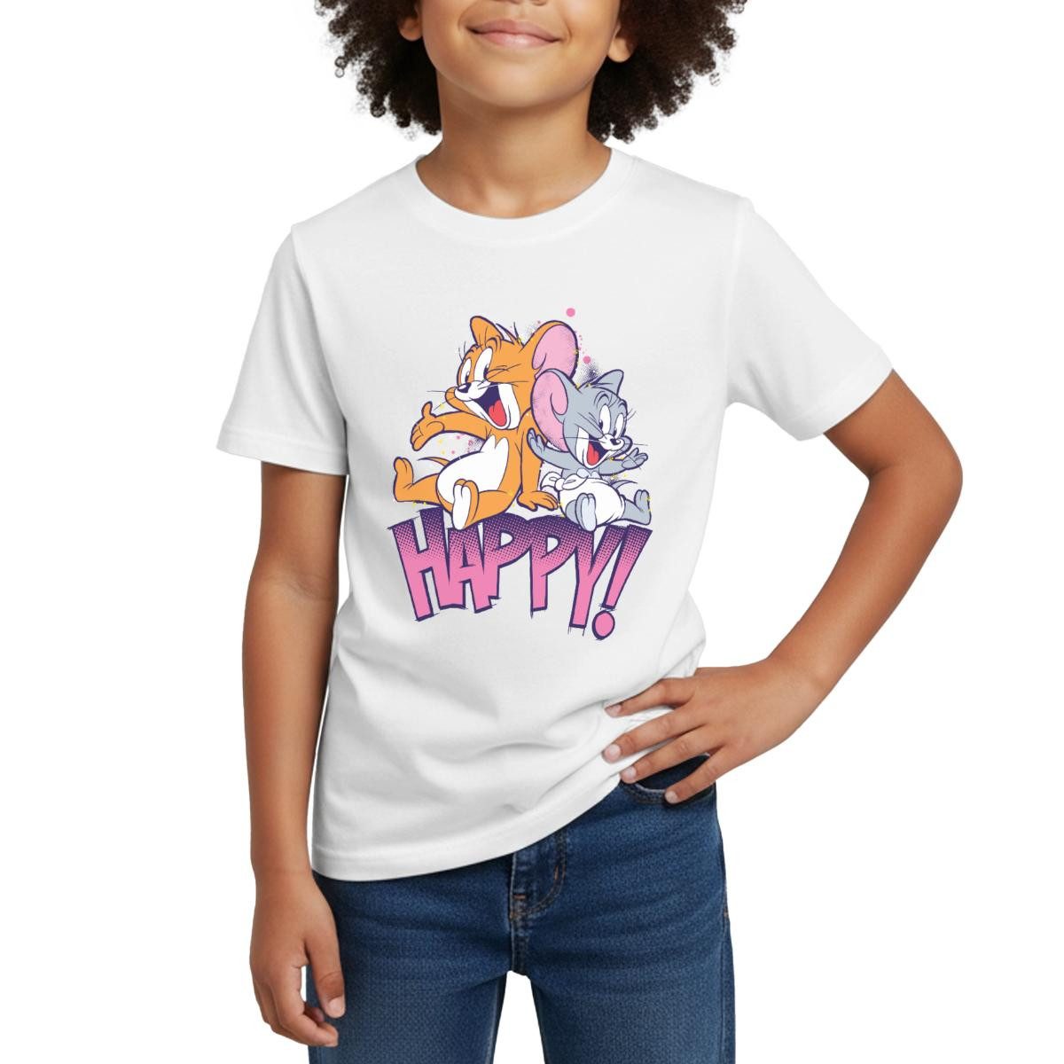 T-Shirt Tom Und Jerry Jerry und Nibbles Kinder T-Shirt