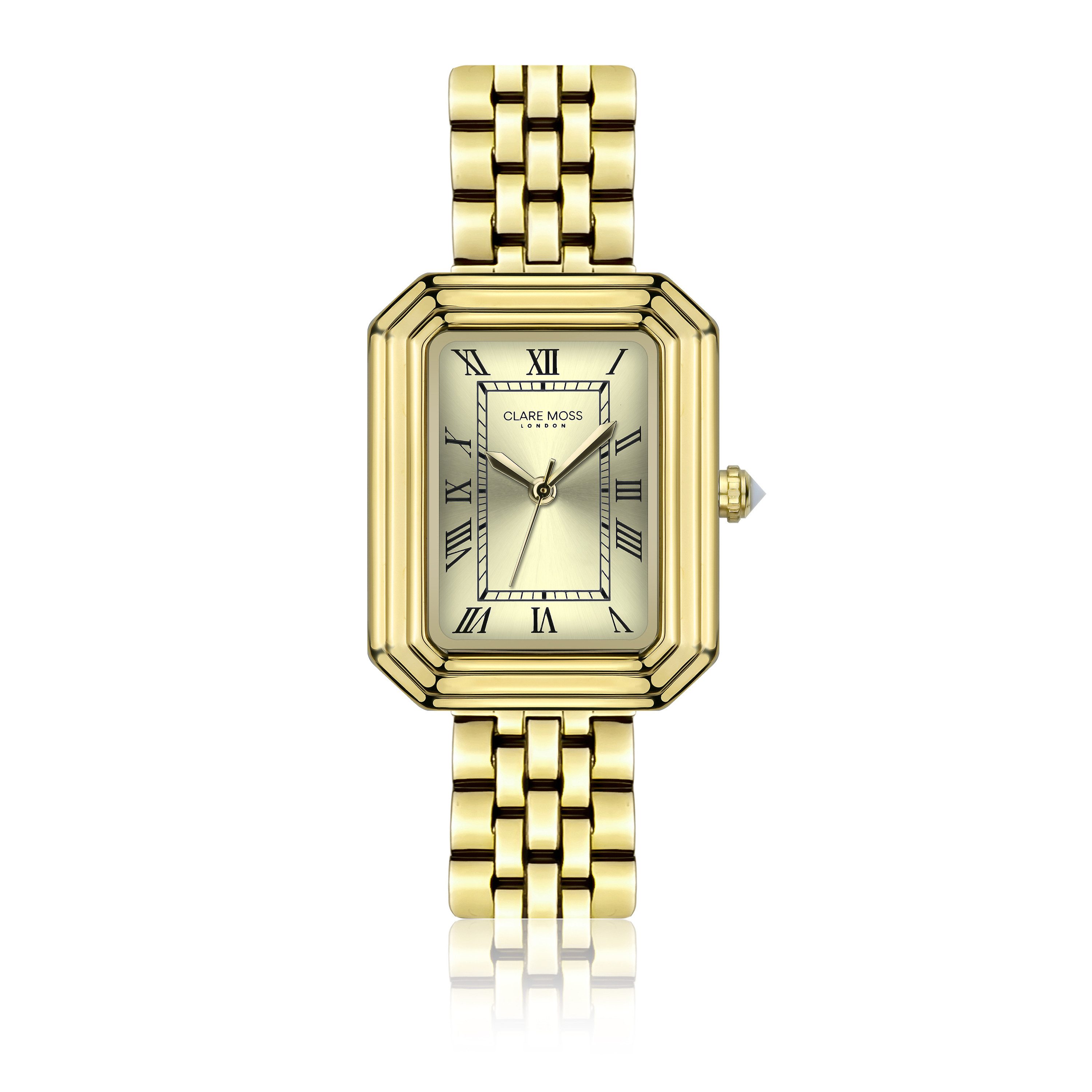 CLARE MOSS Quarzuhr CMB6-B094G Jasmine Gold Link