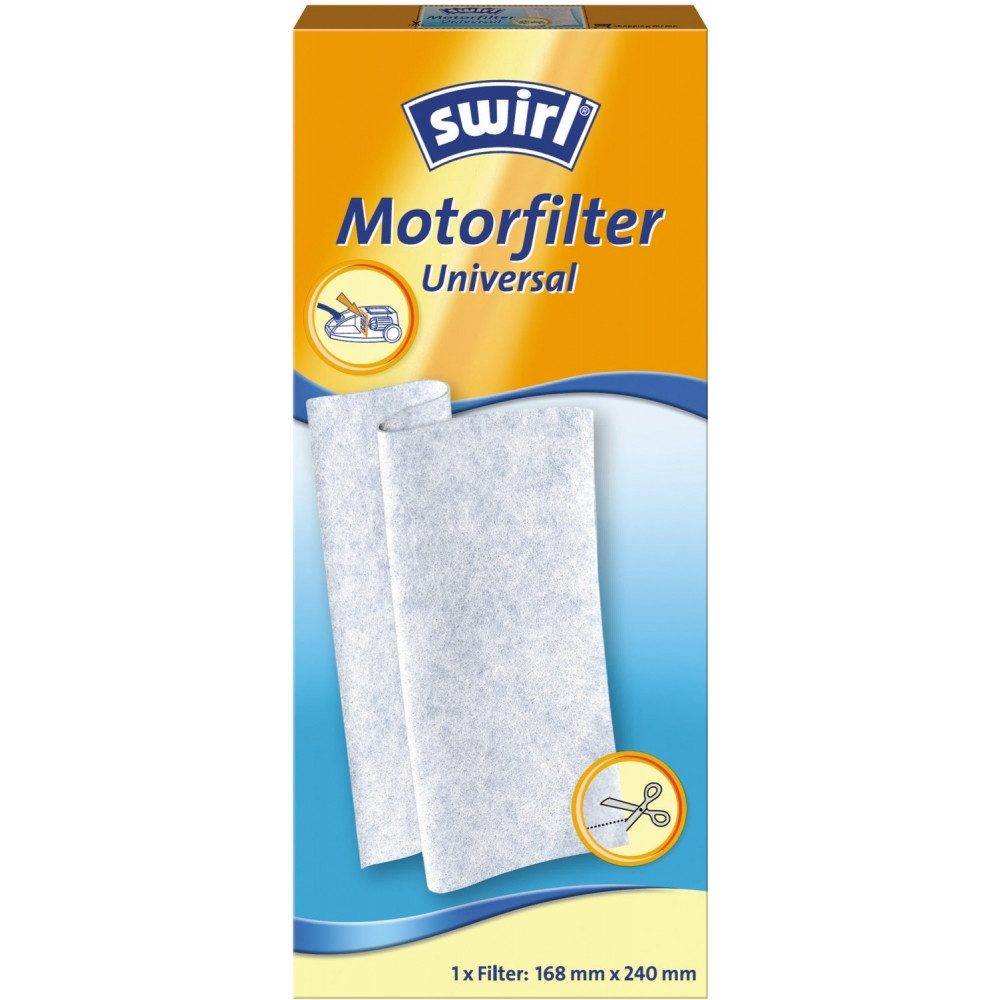 Swirl Staubsaugerbeutel swirl Motorfilter universal für Staubsauger-Zubehör, passend für Swirl, Für Motorfilter-Wechsel geeignet