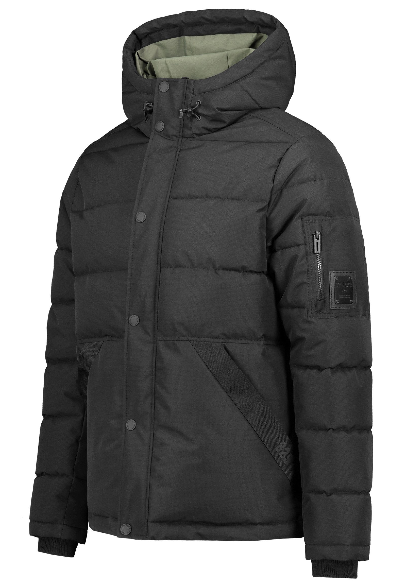 SUBLEVEL Steppjacke Herren Winterjacke Übergangsjacke Jacke Warm Modern mit Kapuze