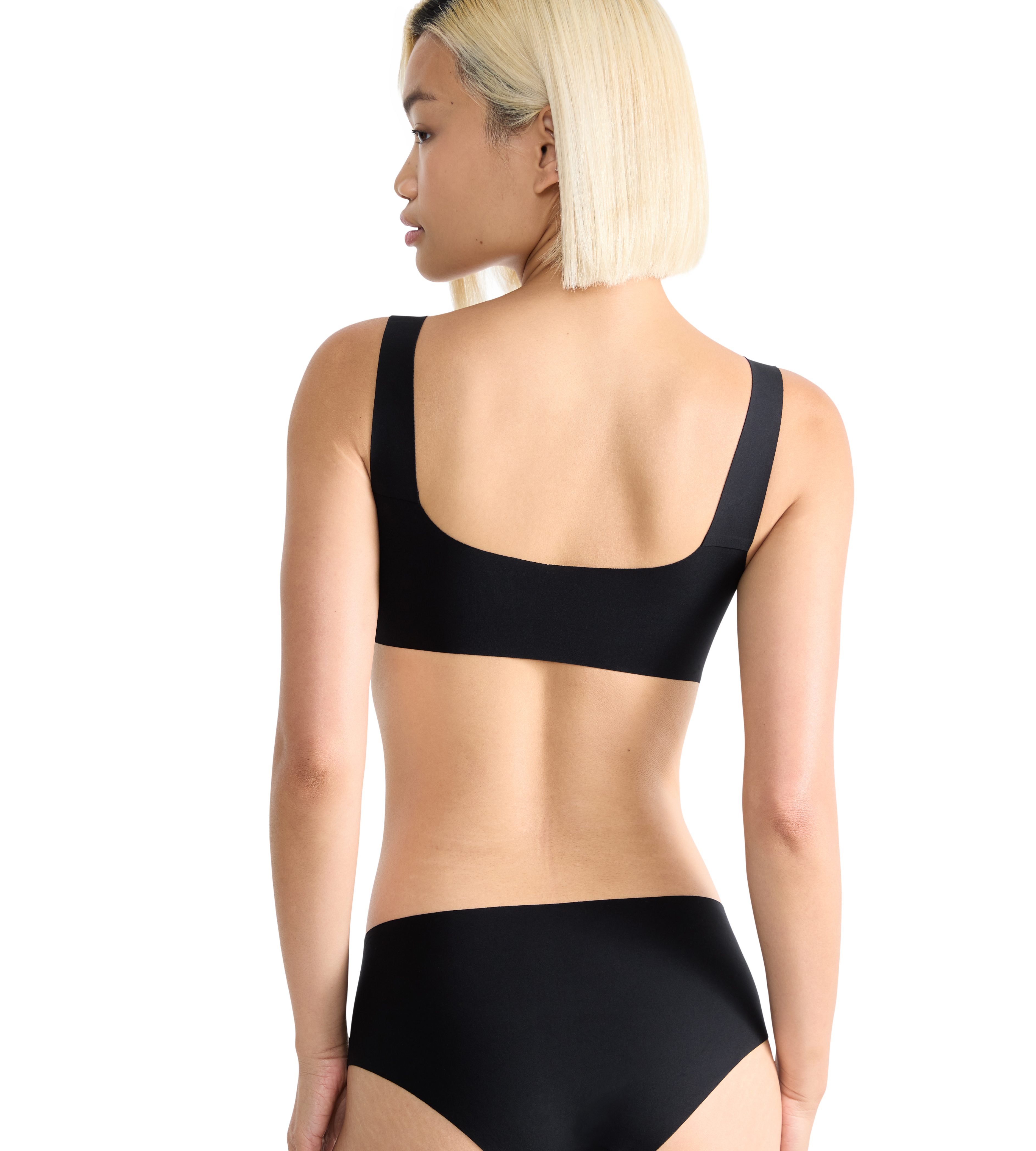 sloggi Bralette ZERO Feel 2.0 (2er Pack) nahtlos, herausnehmbare Pads, tiefes Dekolleté, Mikrofaser