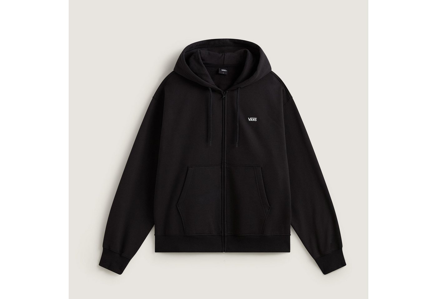 Vans Sweatjacke LEFT CHEST FULL ZIP mit durchgehendem Reißverschluss, sportlicher Stil, pflegeleicht
