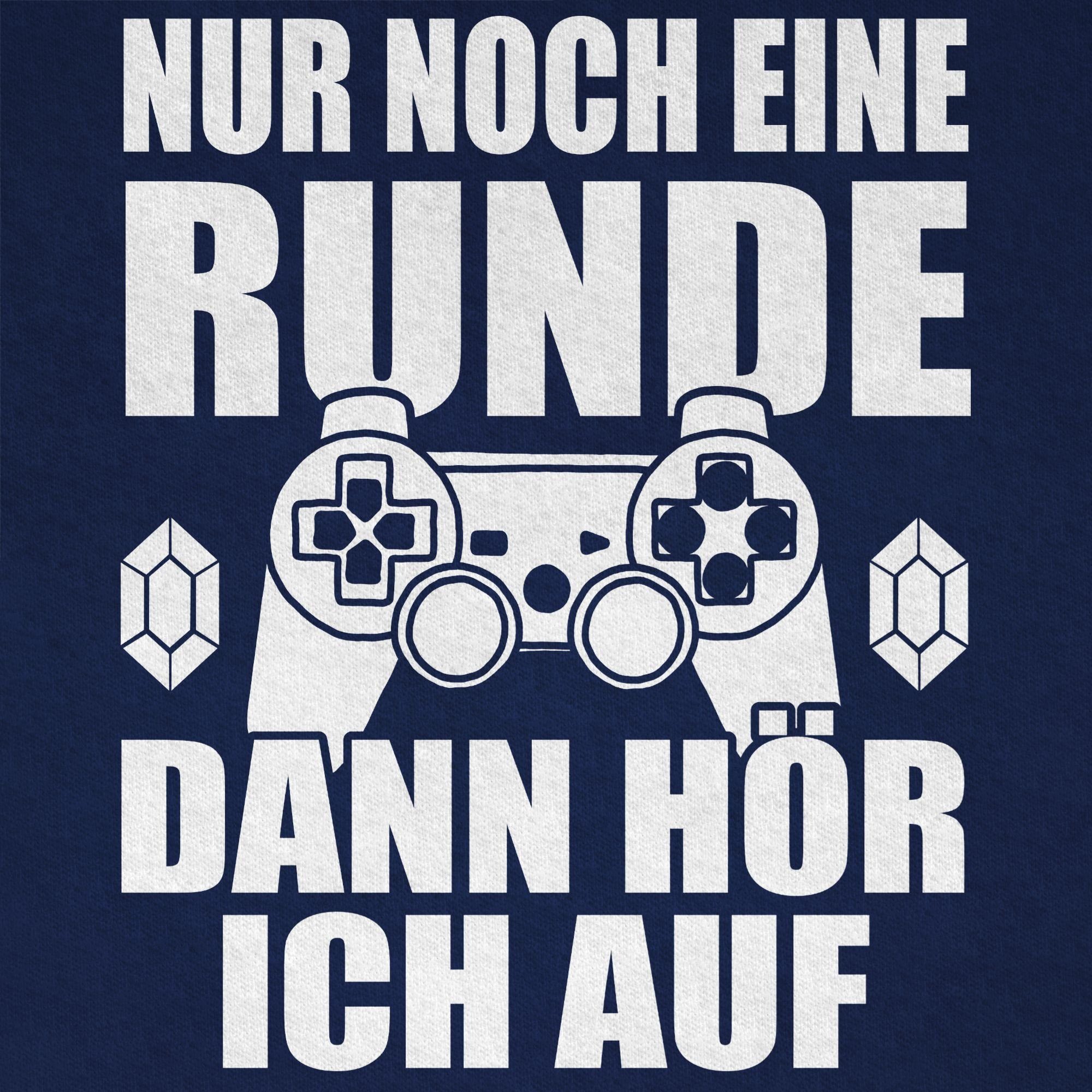 Sprüche Runde Dunkelblau T-Shirt Statement noch dann Kinder hör ich Nur Shirtracer eine auf 03