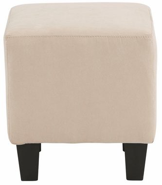 Home affaire Ohrensessel Chilly, Sessel mit Federkern-Polsterung, (Set, 2-St., bestehend aus Sessel und Hocker), in Cord und Microfaser-Bezug, incl. Hocker, Unser Dauertiefpreis