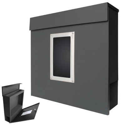 V2Aox Wandbriefkasten Modern Briefkasten V2Aox Wandmontage Post Zeitungsrolle Zeitungsfach Stahl