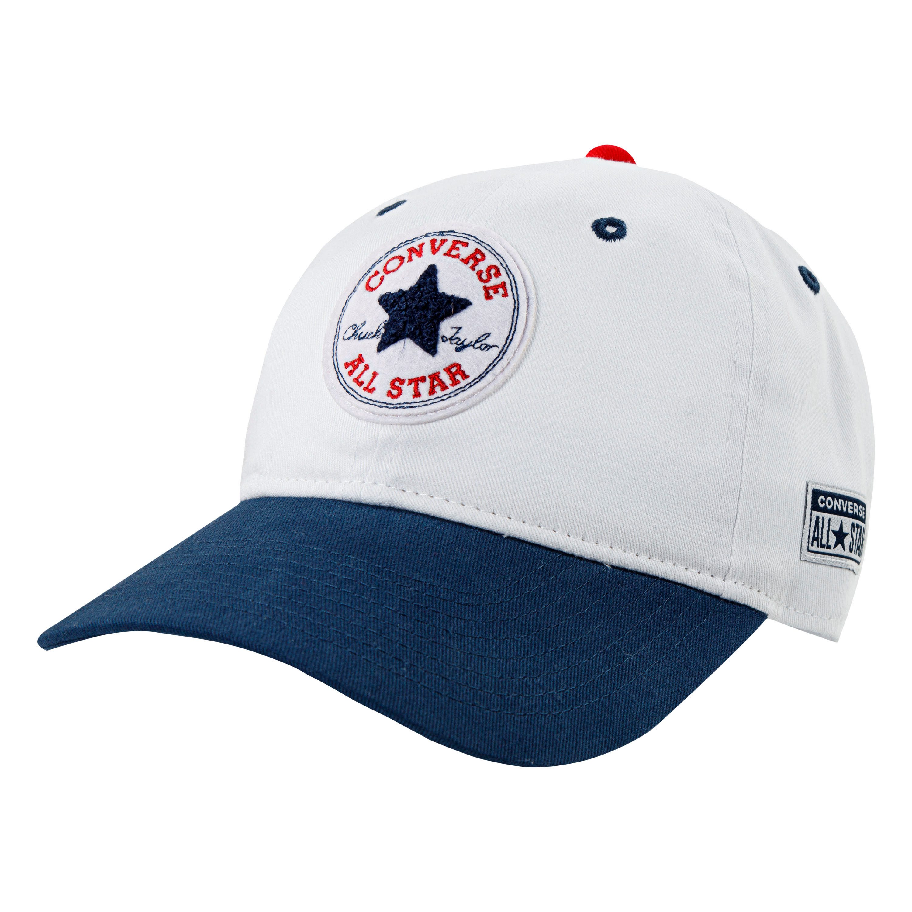 Converse Baseball Cap CAN RETRO REMIX CURVE BRIM mit gebogenem Schirm, aus Baumwolle, 6-Panel-Design