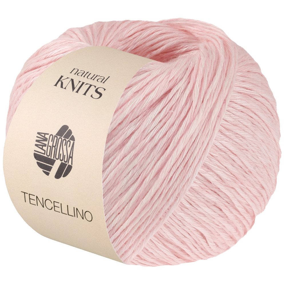 LANA GROSSA TENCELLINO Sommergarn aus Leinen und Tencel mit edlem Glanz Häkelwolle, 125 m (Klassisch verzirntes Garn, mattes Leinen & seidigem Tencel), 50 g