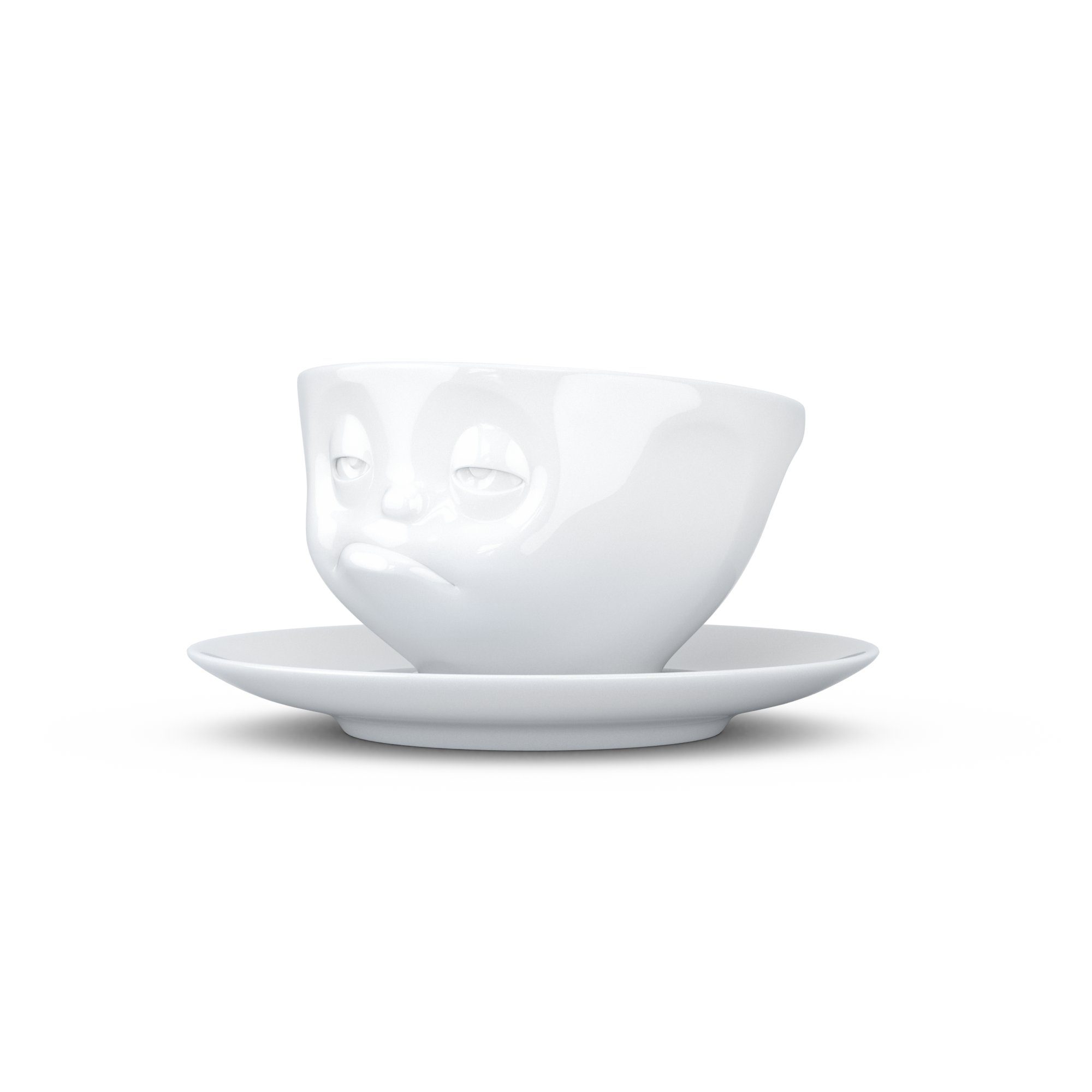 FIFTYEIGHT PRODUCTS Tasse 200 Verpennt weiß Weiß - Tasse Kaffeetasse - ml