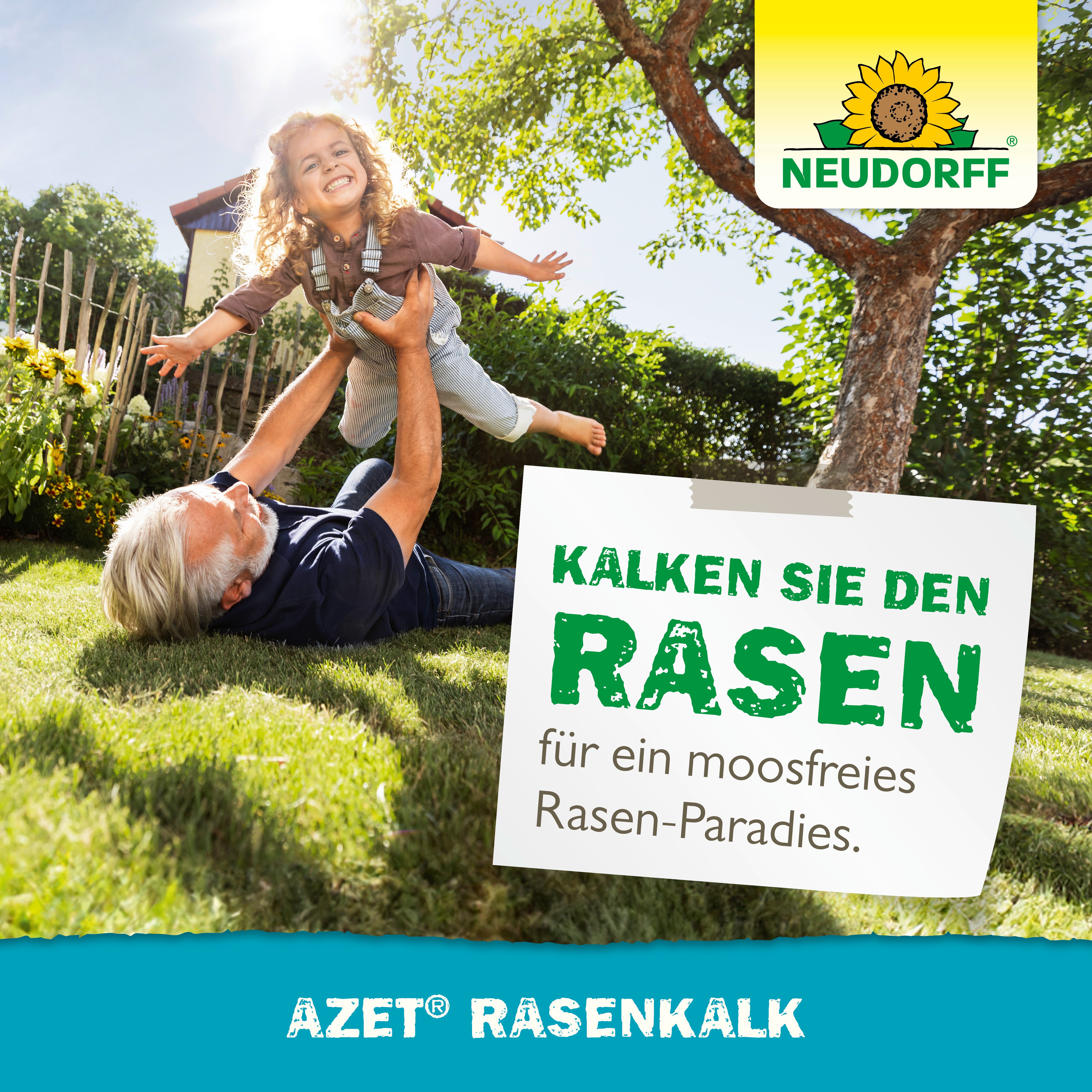 Neudorff Rasenkalk Azet RasenKalk 20 kg, Staubarm & schnell löslich für eine einfache Ausbringung, Mit Calcium, Magnesium & lebenden Mikroorganismen, Mit Calciu – Bild 5 von 5
