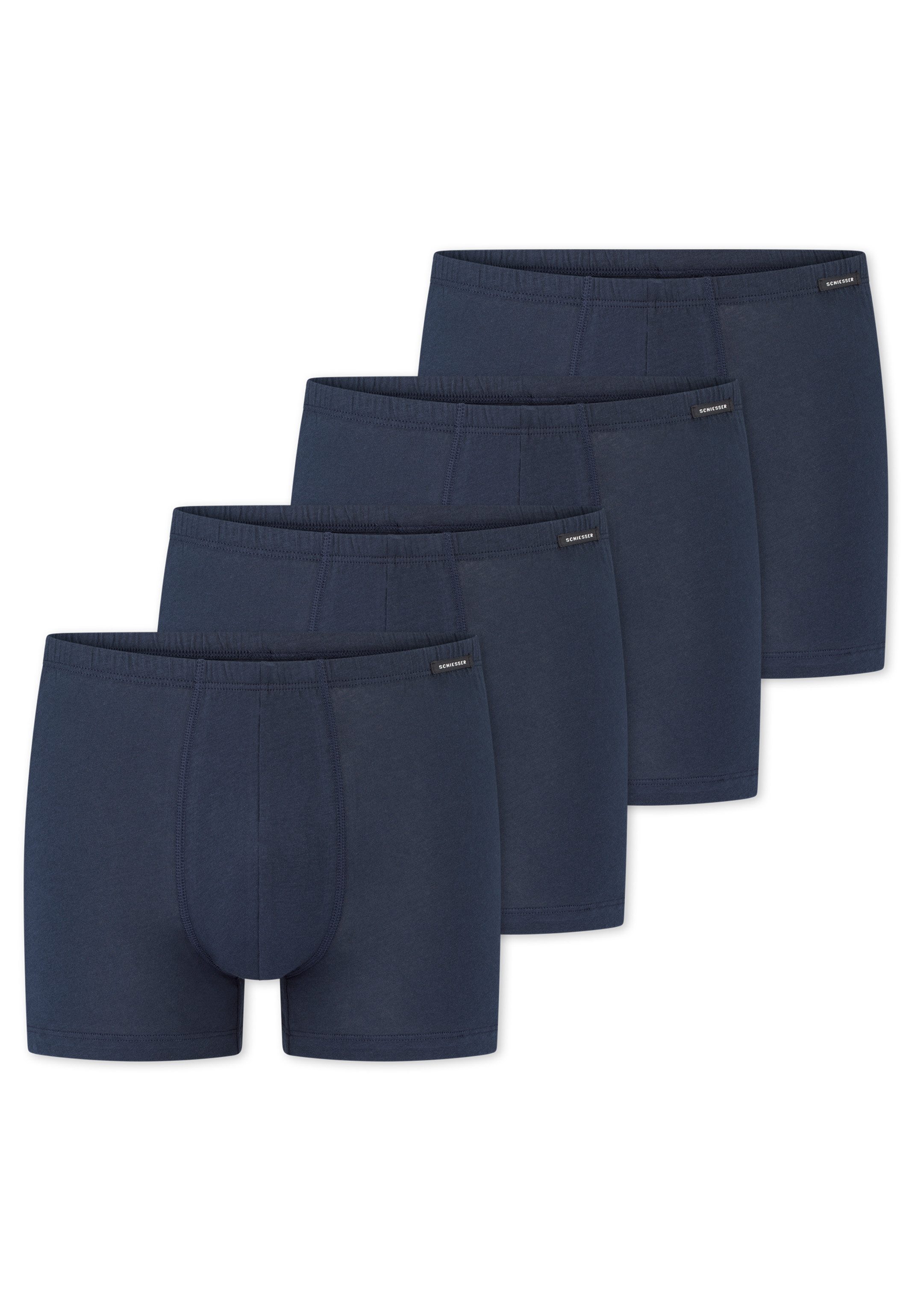 Schiesser Retro Boxer 4er Pack Cotton Essentials (Spar-Set, 4-St) Shorts - günstig online kaufen