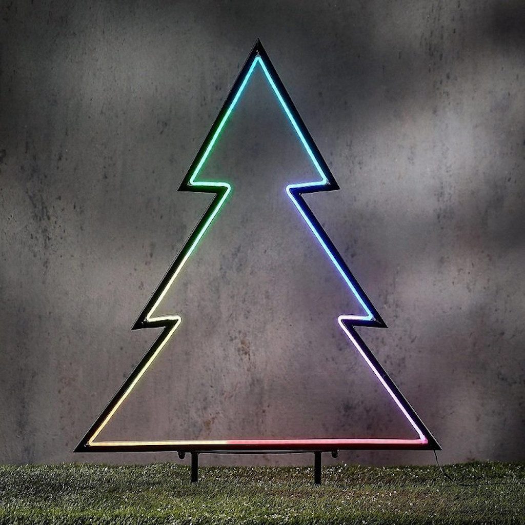 edelman LED Baum Luca Lighting Gartenstecker Garden d´Light Neon Tanne schw günstig online kaufen