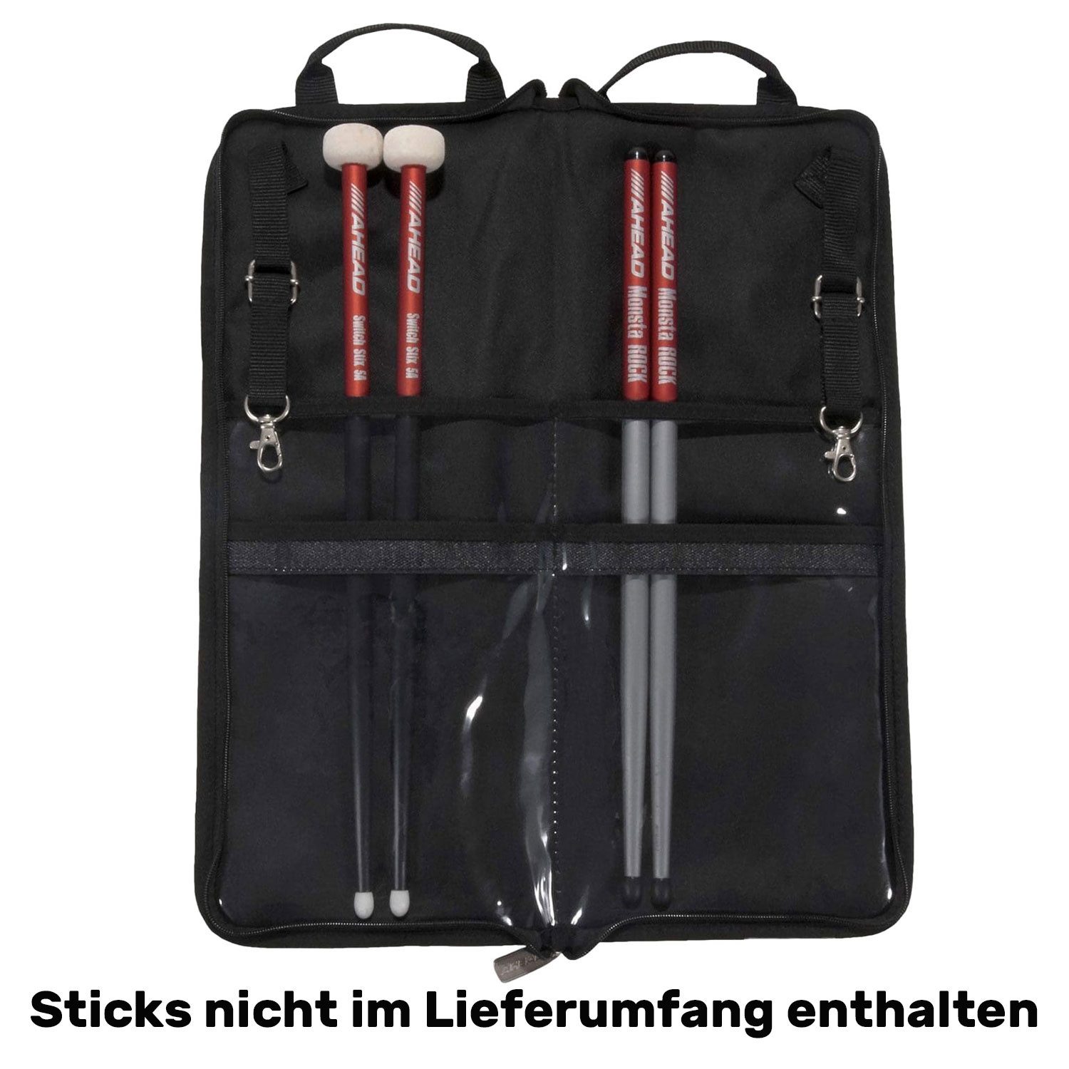 Ahead Drumsticks Ahead Armor Stocktasche AA6025 Deluxe Stickbag (Stickbag, Stocktasche), Platz für 10 Paar Sticks