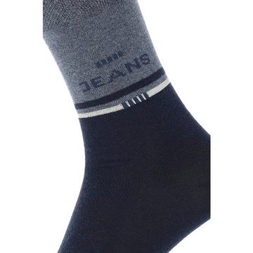 Chili Lifestyle Strümpfe Socken Jeans, Damen, Herren, 5 Paar, Baumwolle, Blau Töne