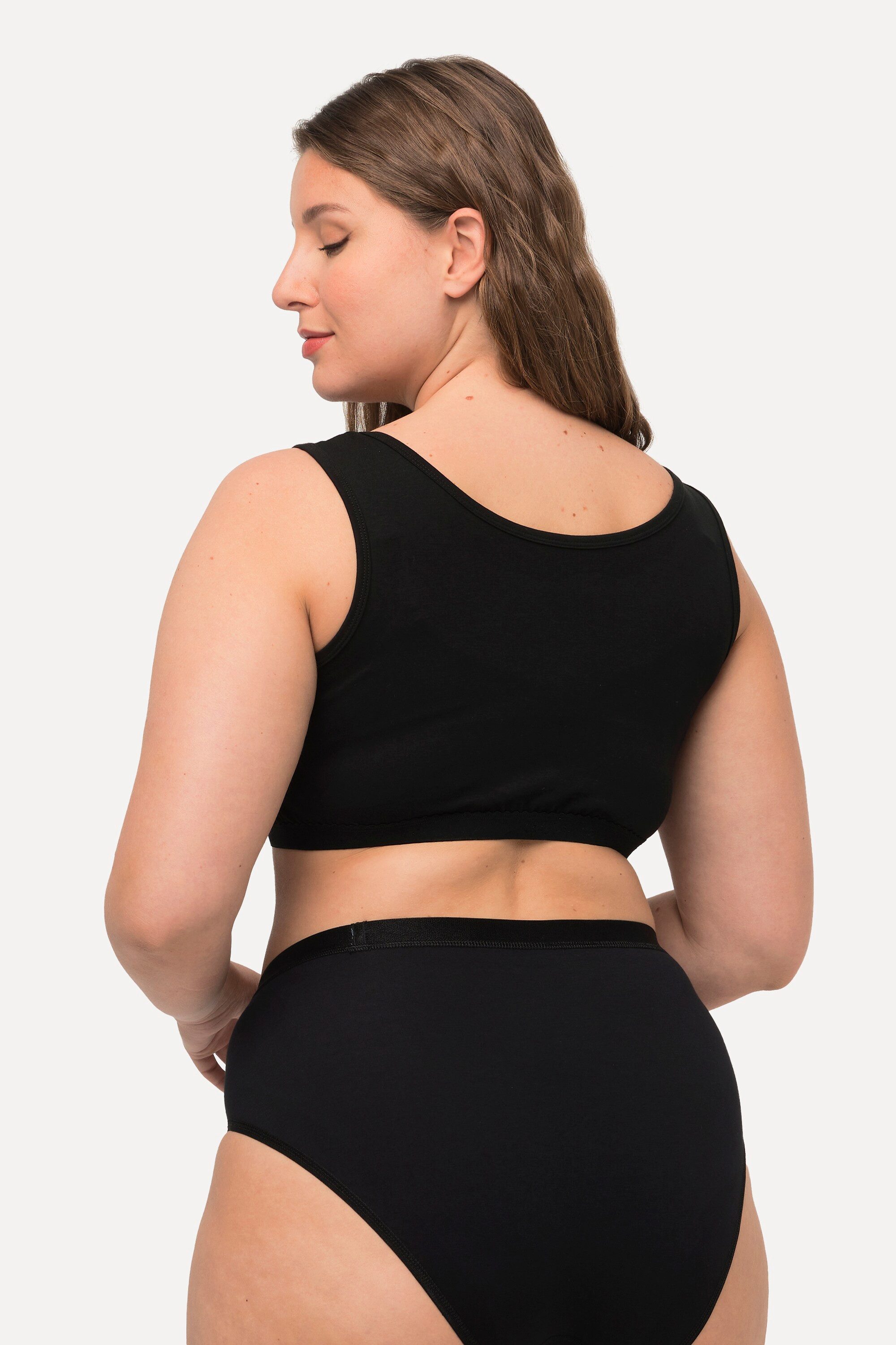 Ulla Popken Bustier Bustier Schlupfform ohne Bügel OEKO-TEX