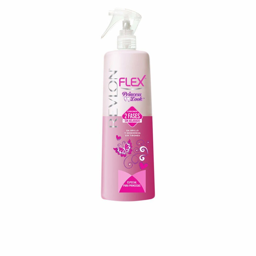 Revlon Haarspülung Flex 2 Phasen Weichspüler Princess Look Ohne Ausspülen 400ml