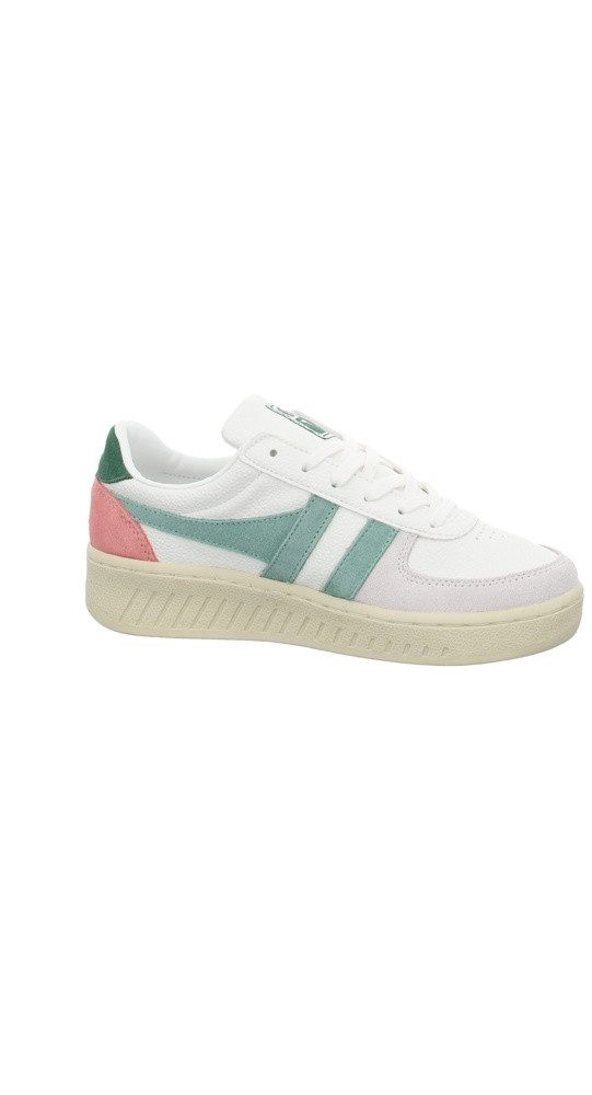 Gola Grandslam Trident weiss/grün/rosa Damen Sneaker günstig online kaufen