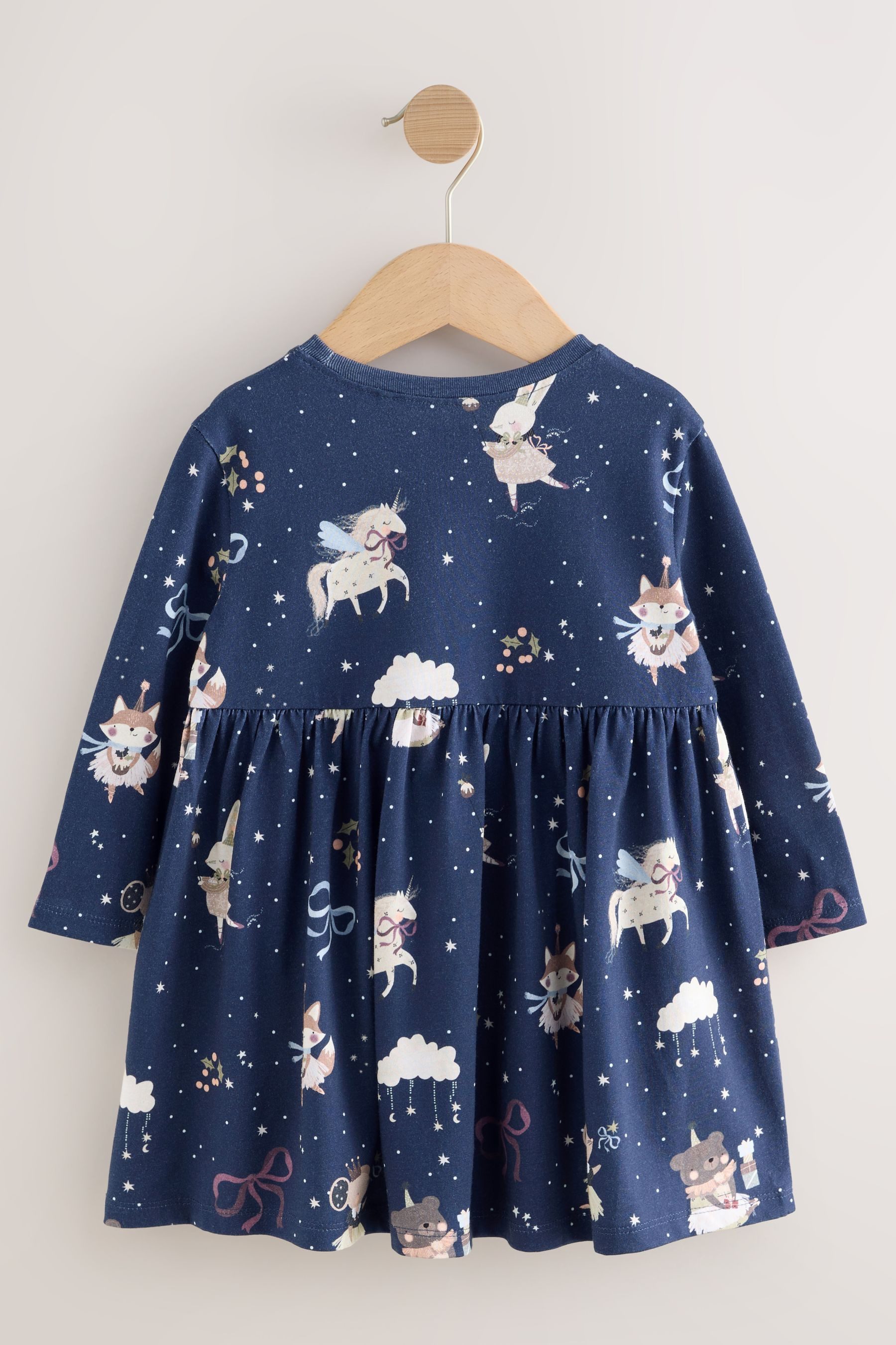 Next Blusenkleid Langärmeliges Weihnachtskleid (1-tlg) günstig online kaufen