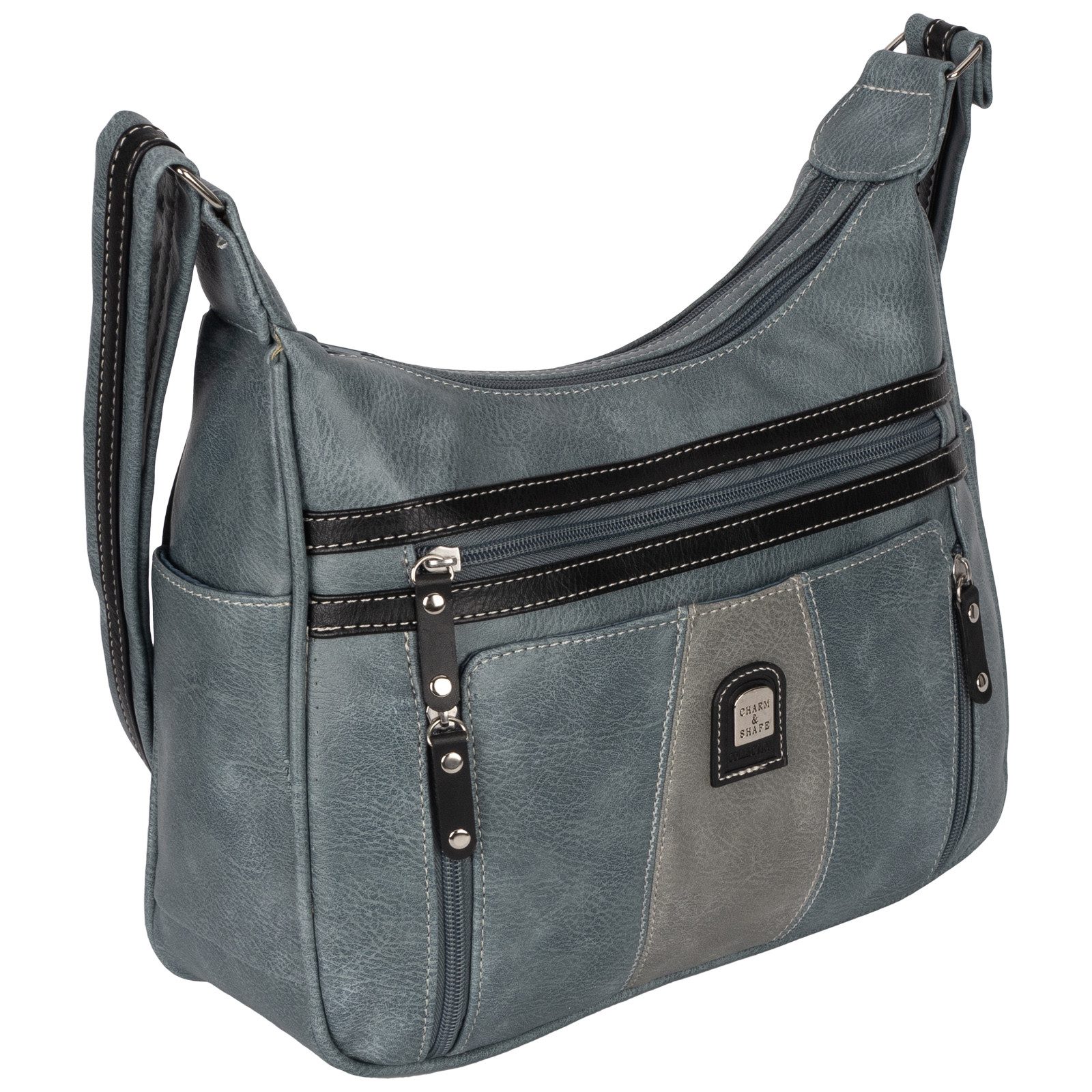 Umhängetasche Damen Tasche Schultertasche Umhängetasche Leder Optik Handtasche