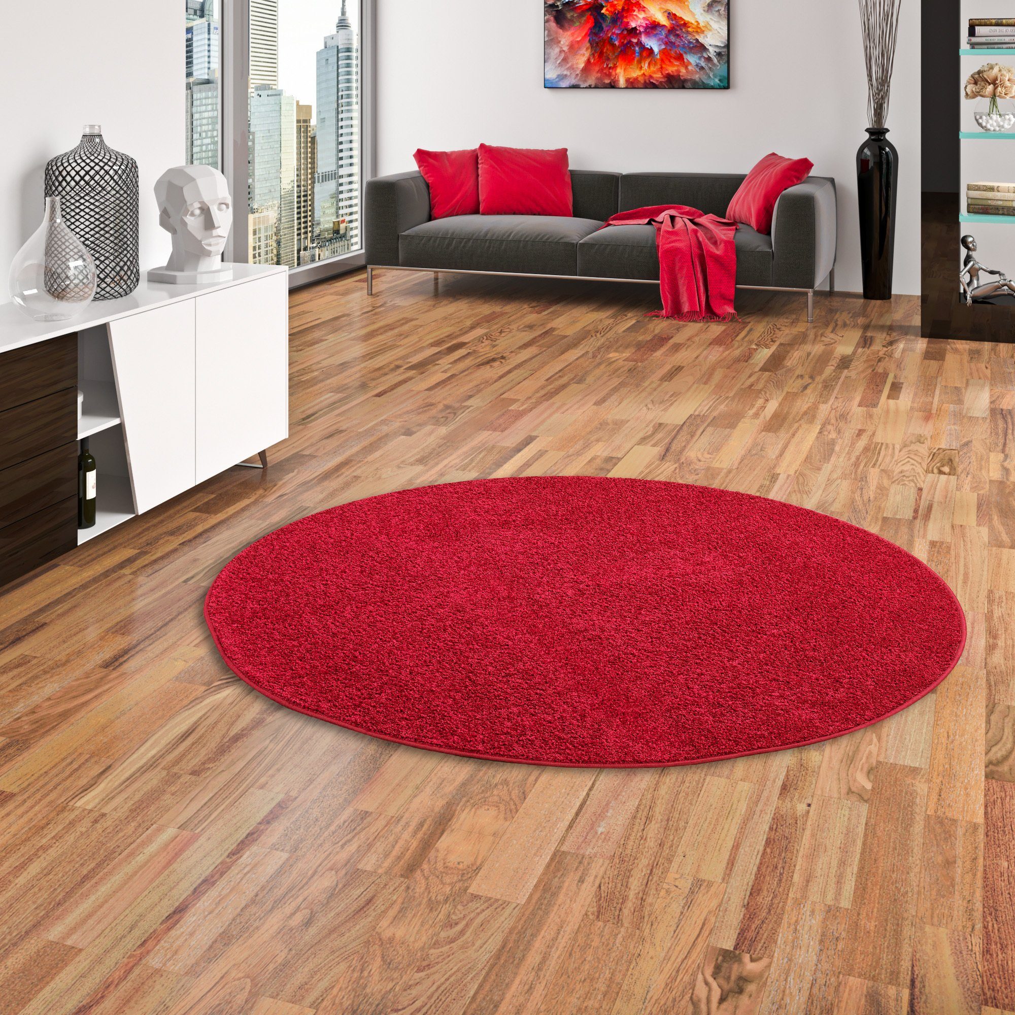 Snapstyle Veloursteppich Hochflor Velours Teppich Mona günstig online kaufen